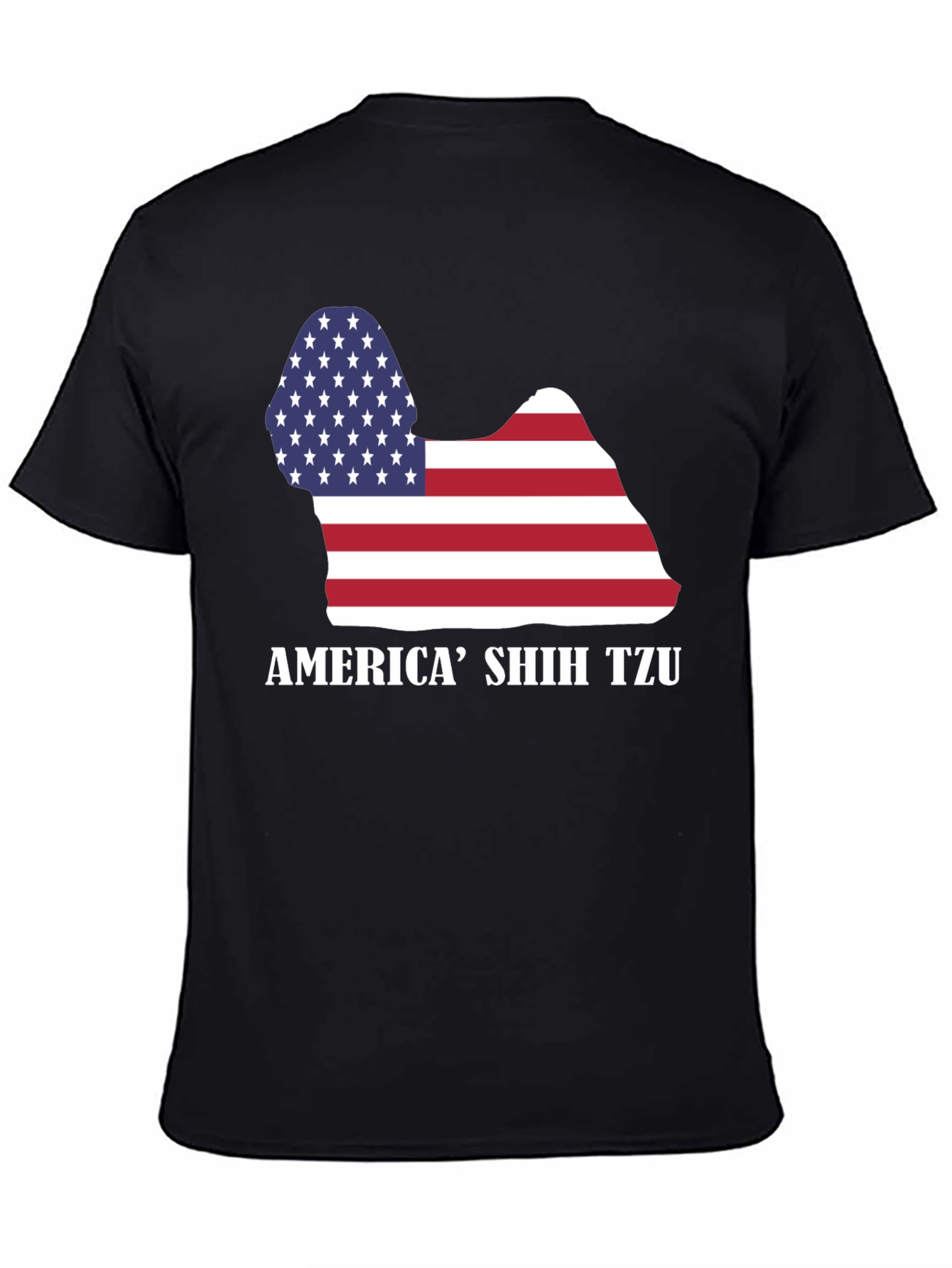 America Shih Tzu Graphic T-Shirt