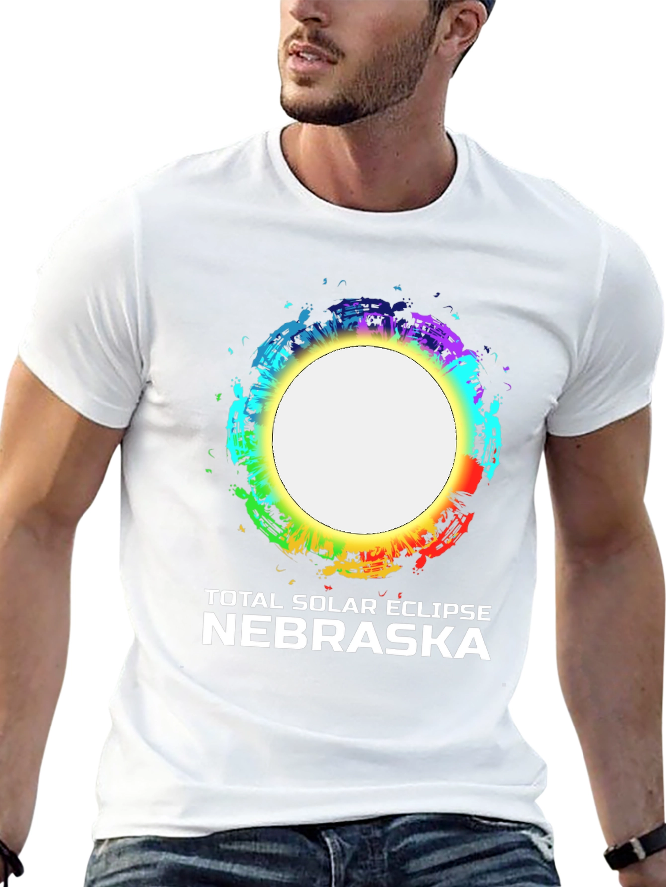 Nebraska Total Solar Eclipse Graphic T-Shirt