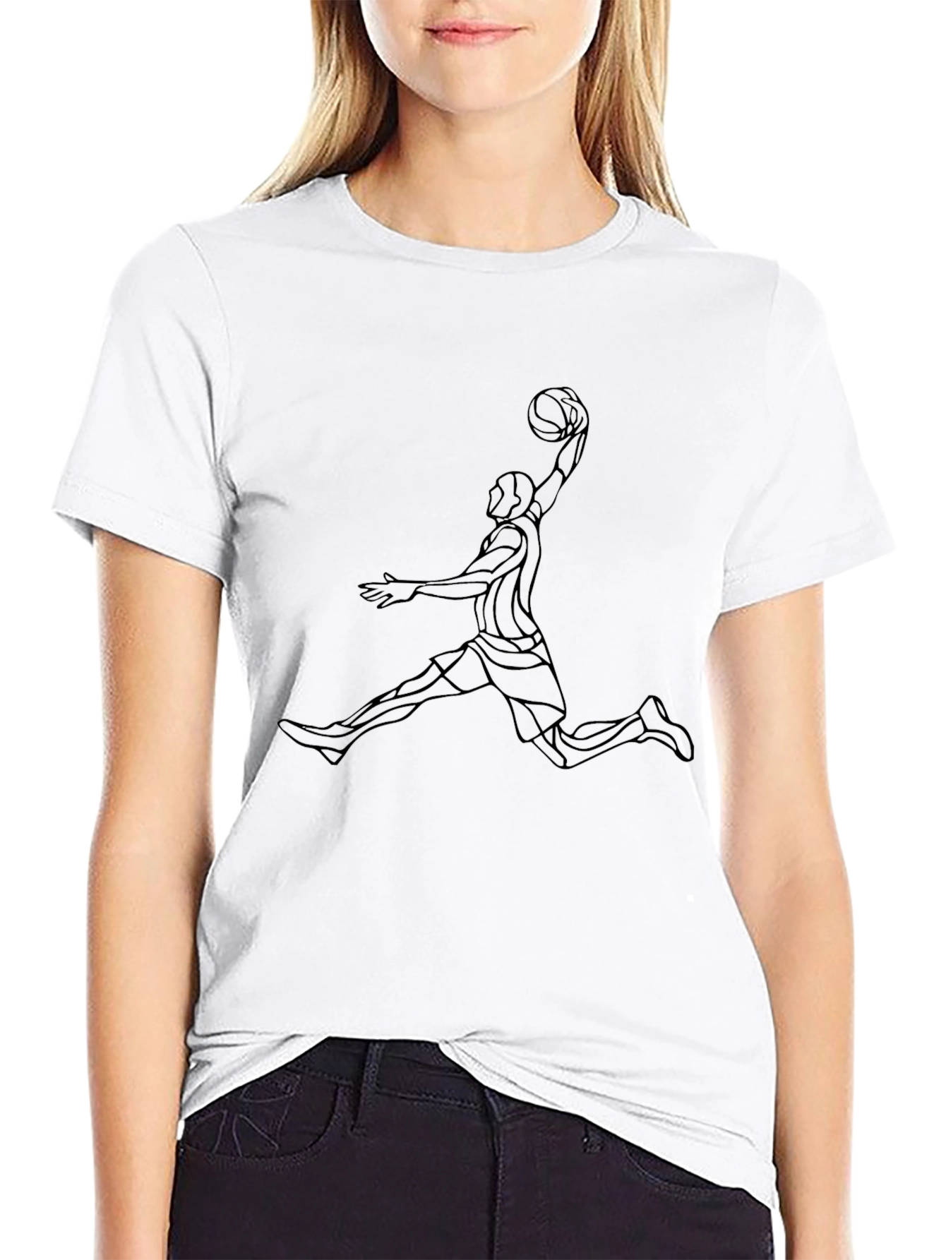 Black Basketball Graphic Tee