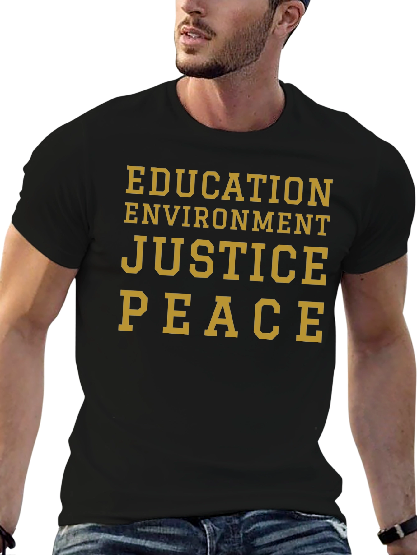 Education Environment Justice Peace T-Shirt