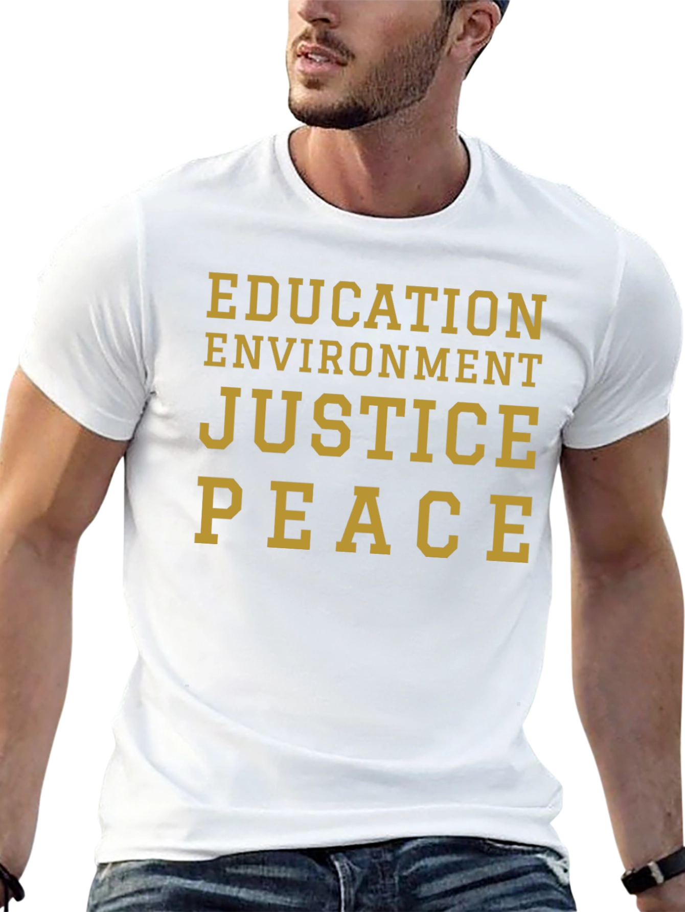 Education Environment Justice Peace T-Shirt