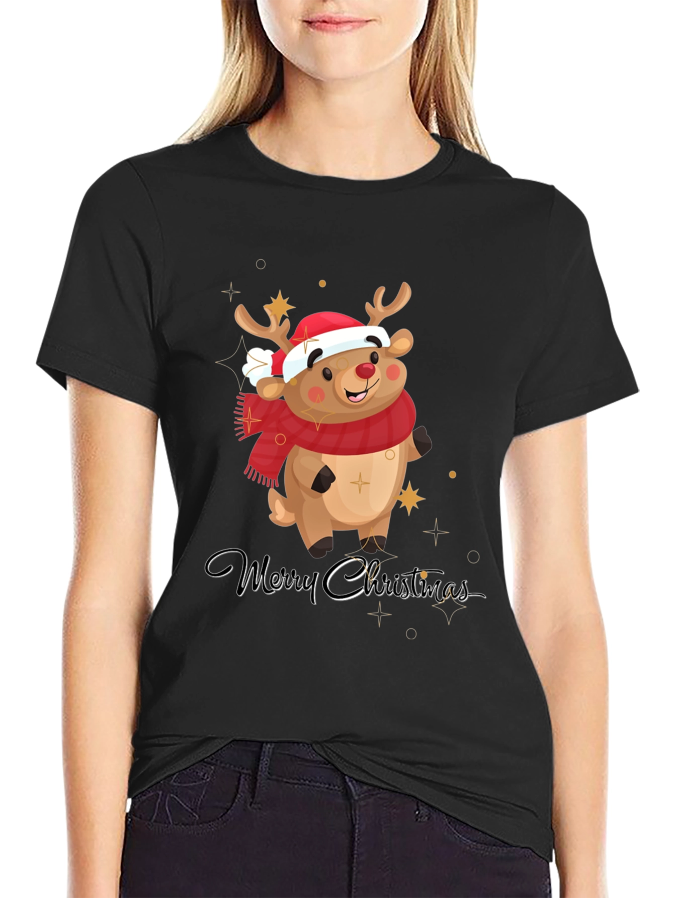 Merry Christmas Reindeer T-Shirt