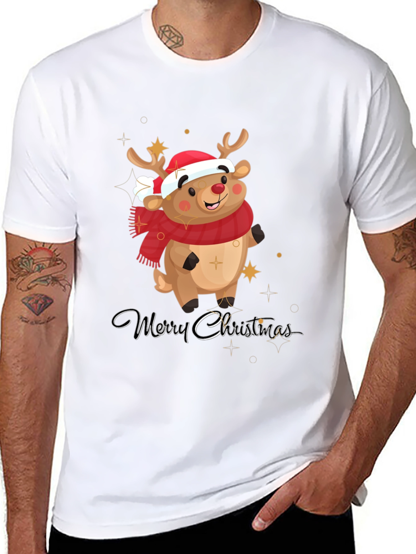 Merry Christmas Reindeer T-Shirt