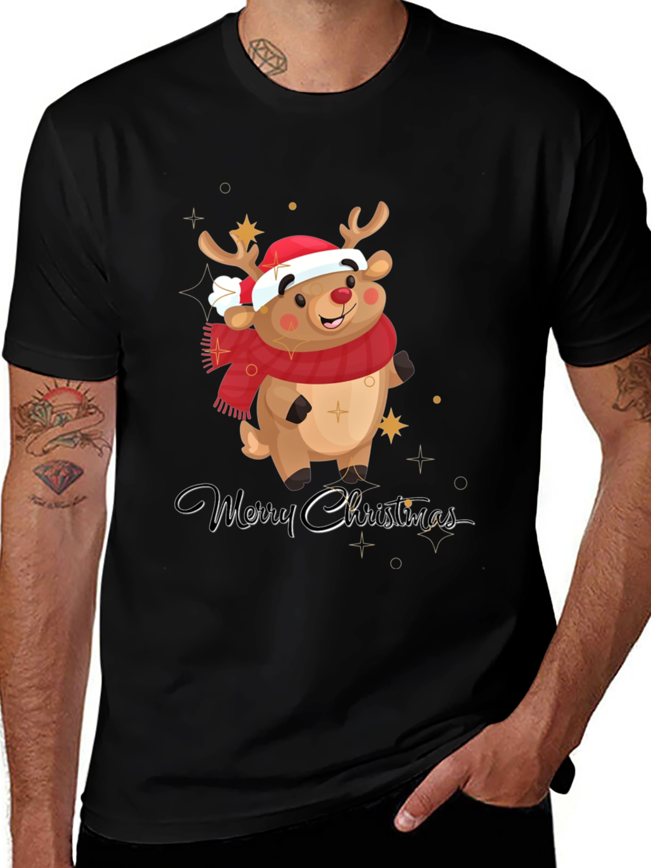 Merry Christmas Reindeer T-Shirt