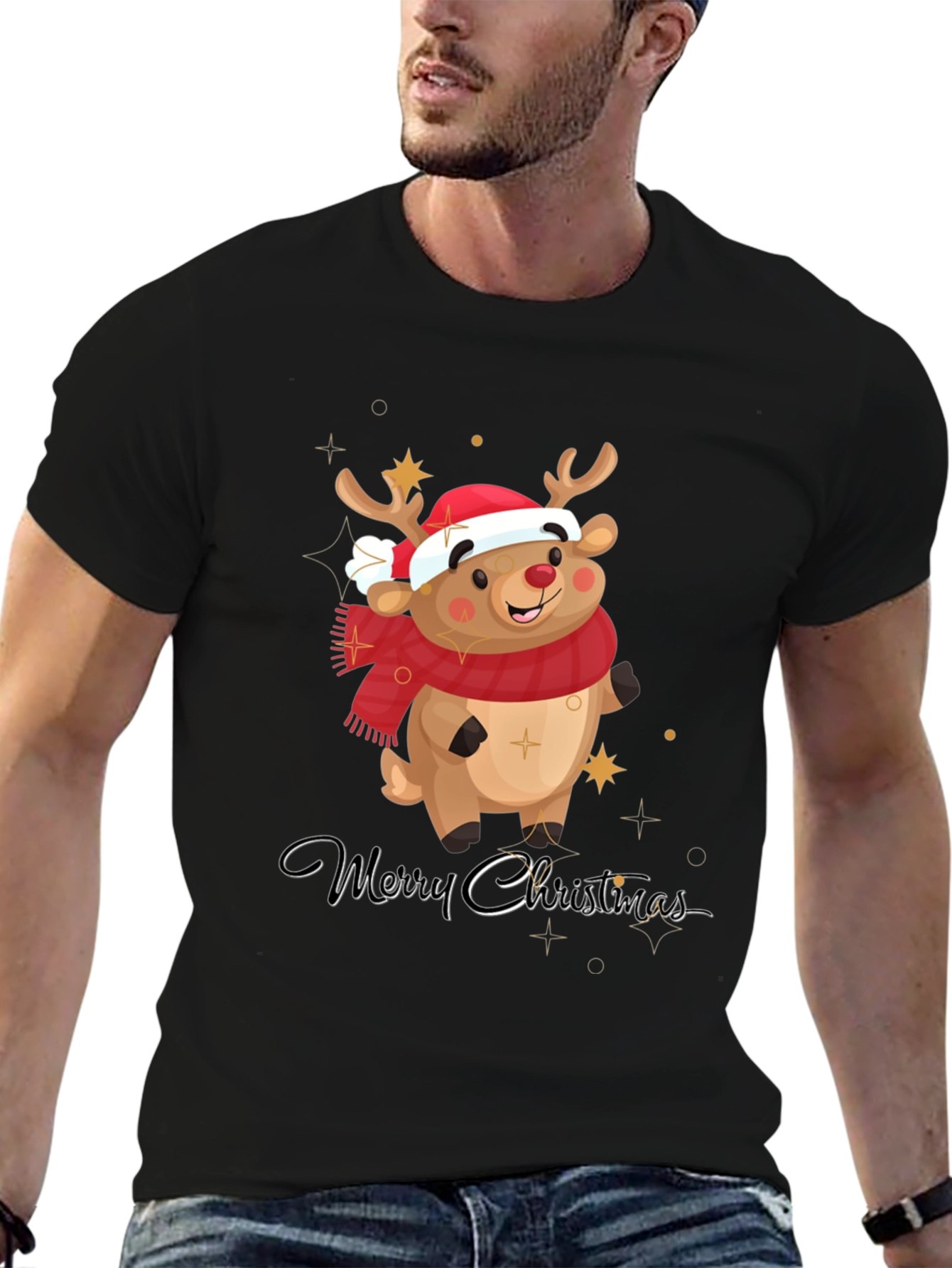 Merry Christmas Reindeer T-Shirt