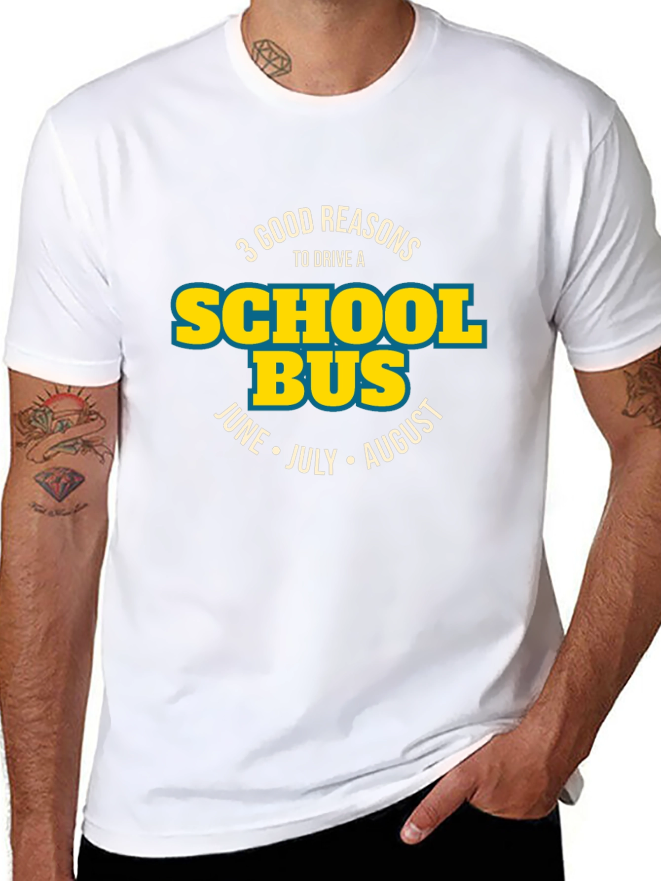 School Bus Driver Summer T-Shirt