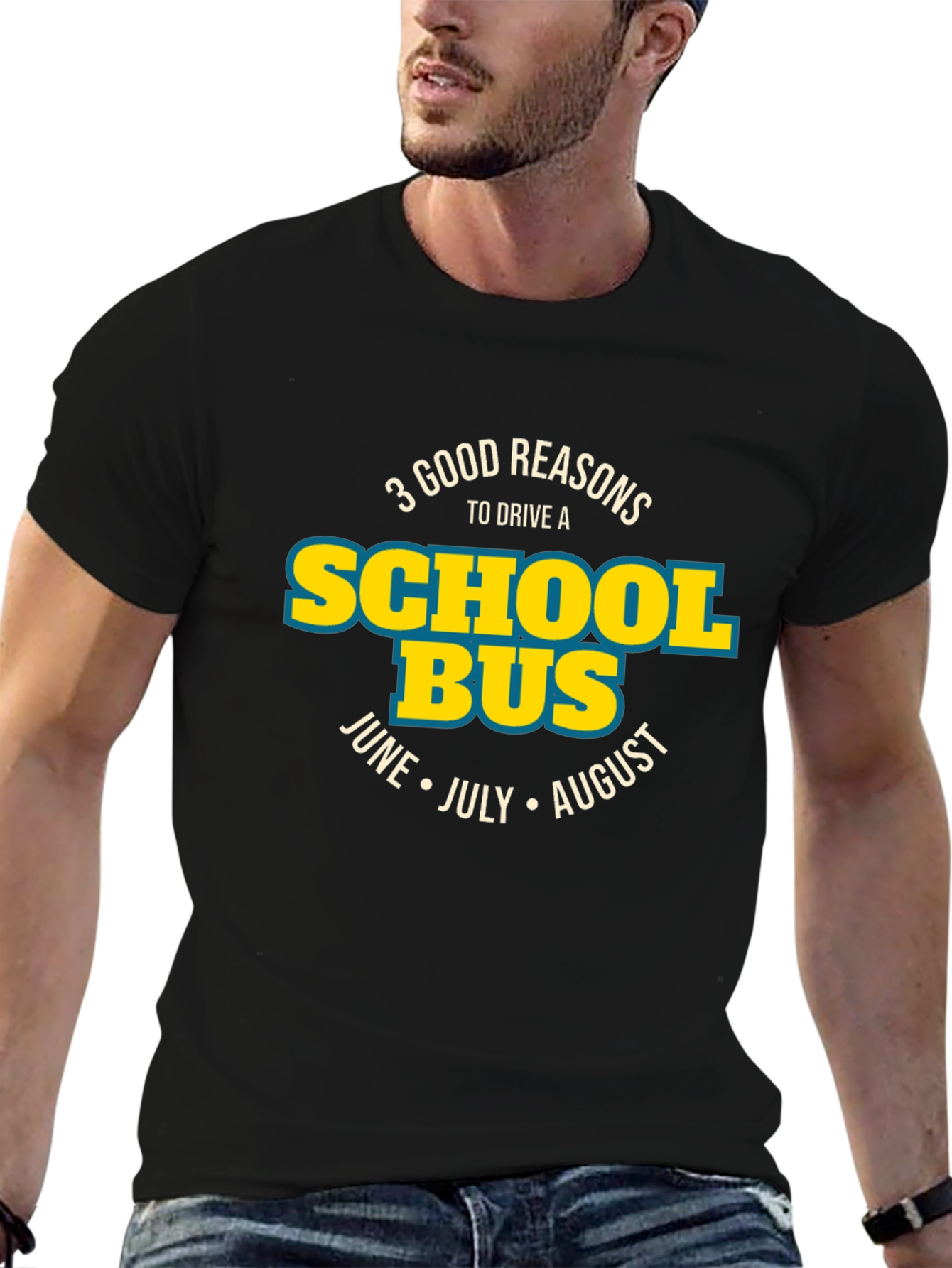 School Bus Driver Summer T-Shirt