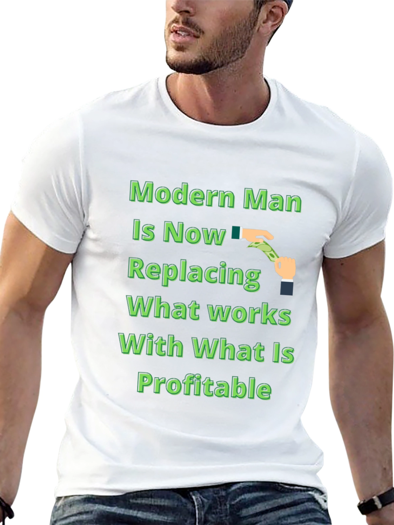 Modern Man Profitable Black T-Shirt