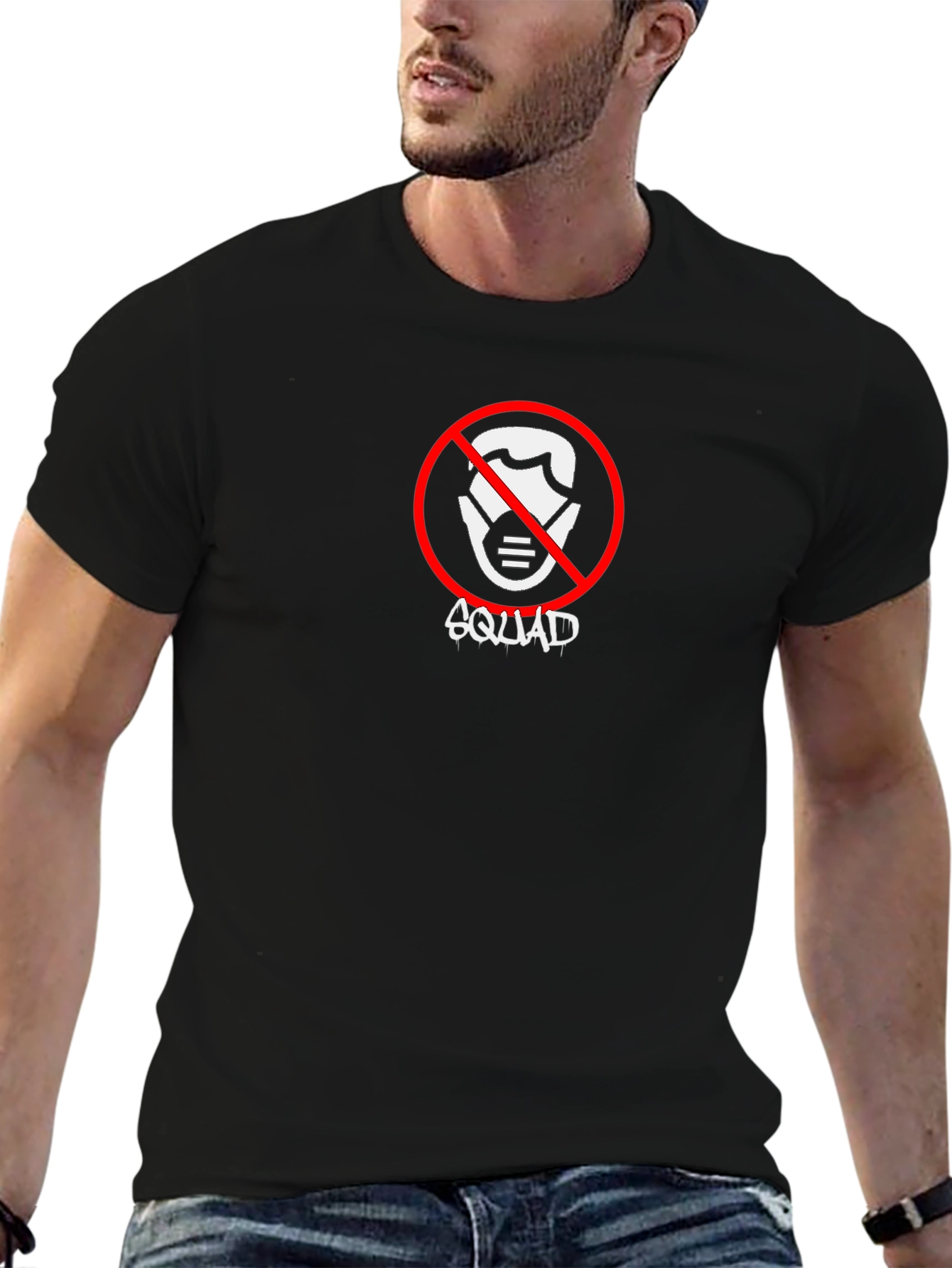 Squad Anti-Mask T-Shirt - Stand Out