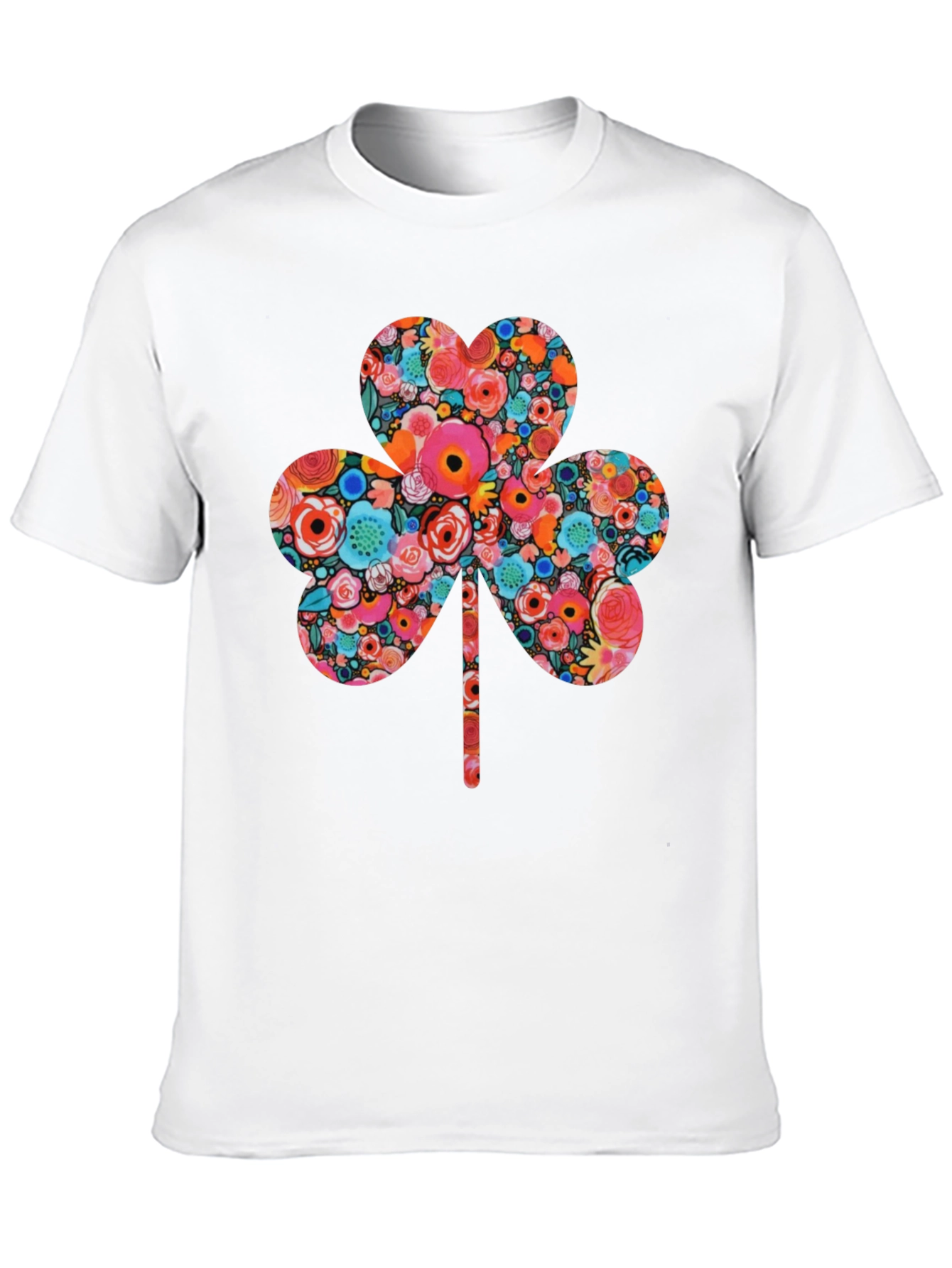 Floral Clover Graphic Tee - St. Patricks Day