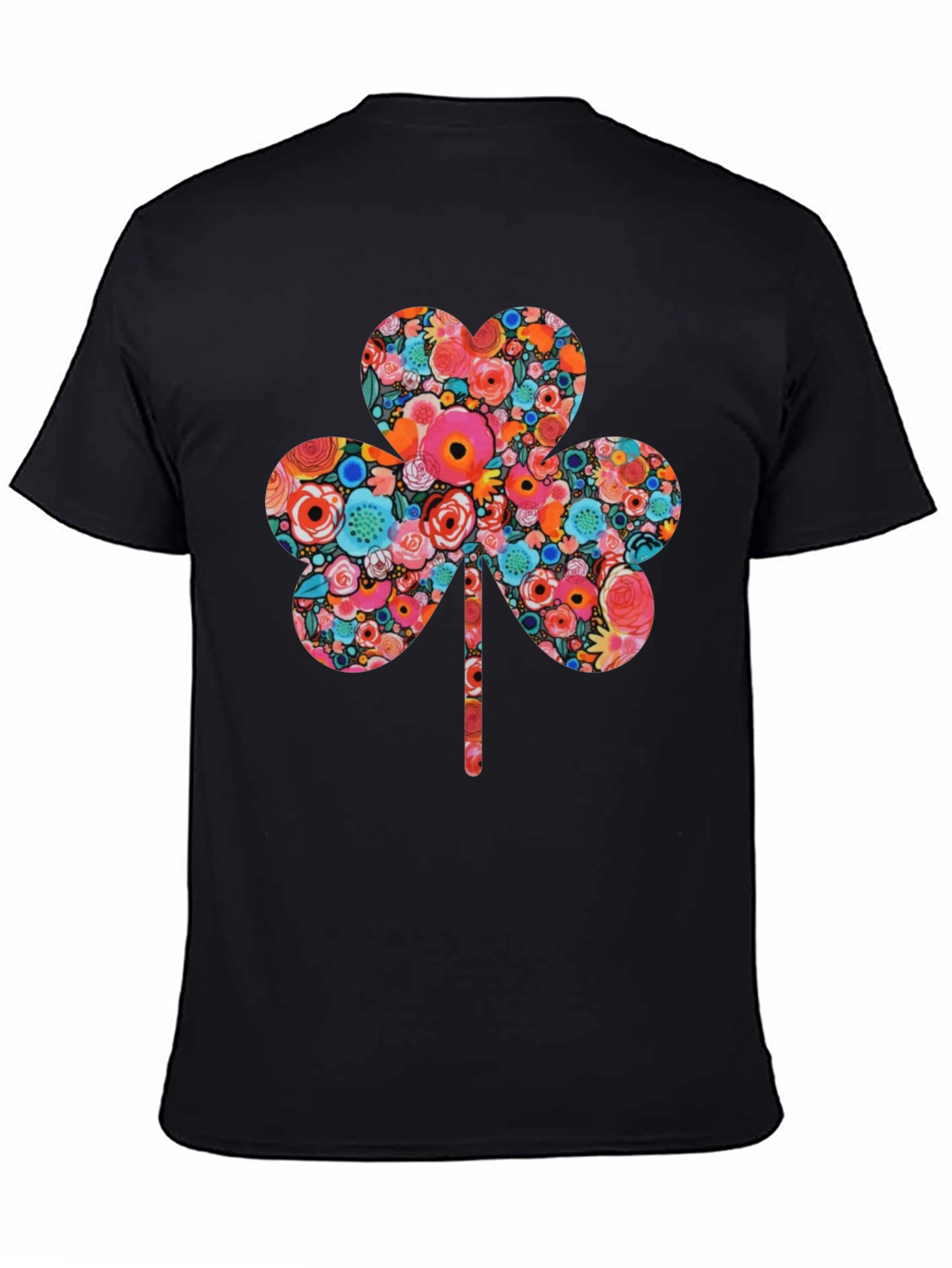 Floral Clover Graphic Tee - St. Patricks Day