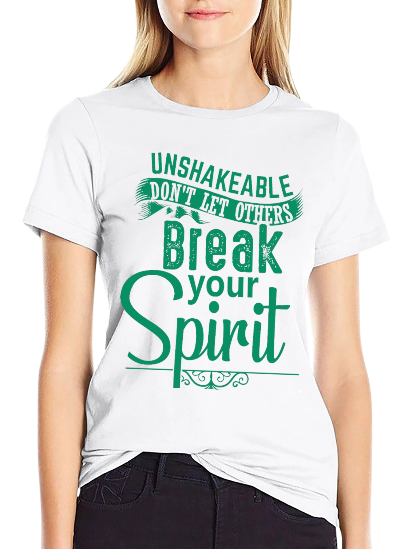 Unshakeable Spirit Graphic T-Shirt