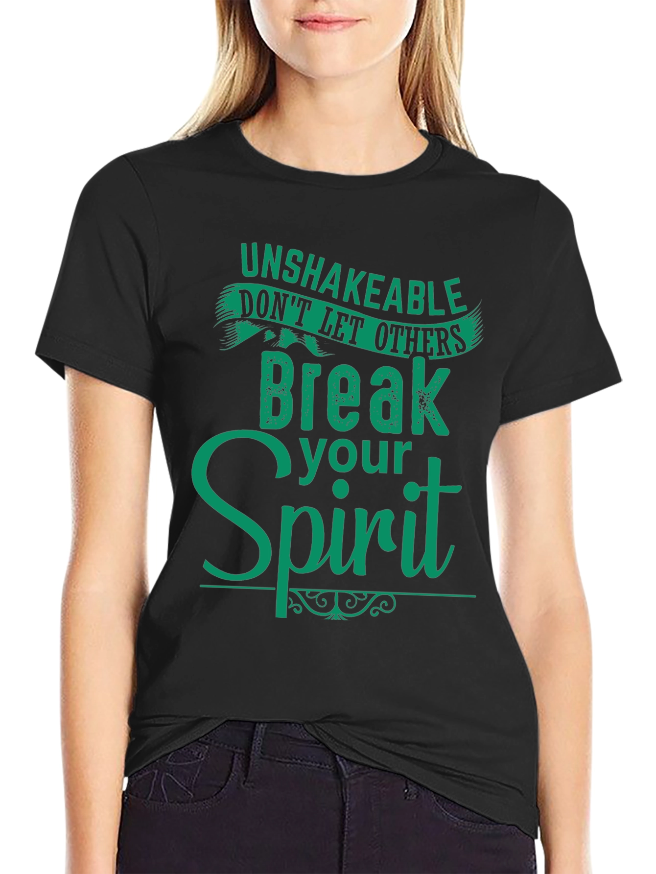Unshakeable Spirit Graphic T-Shirt