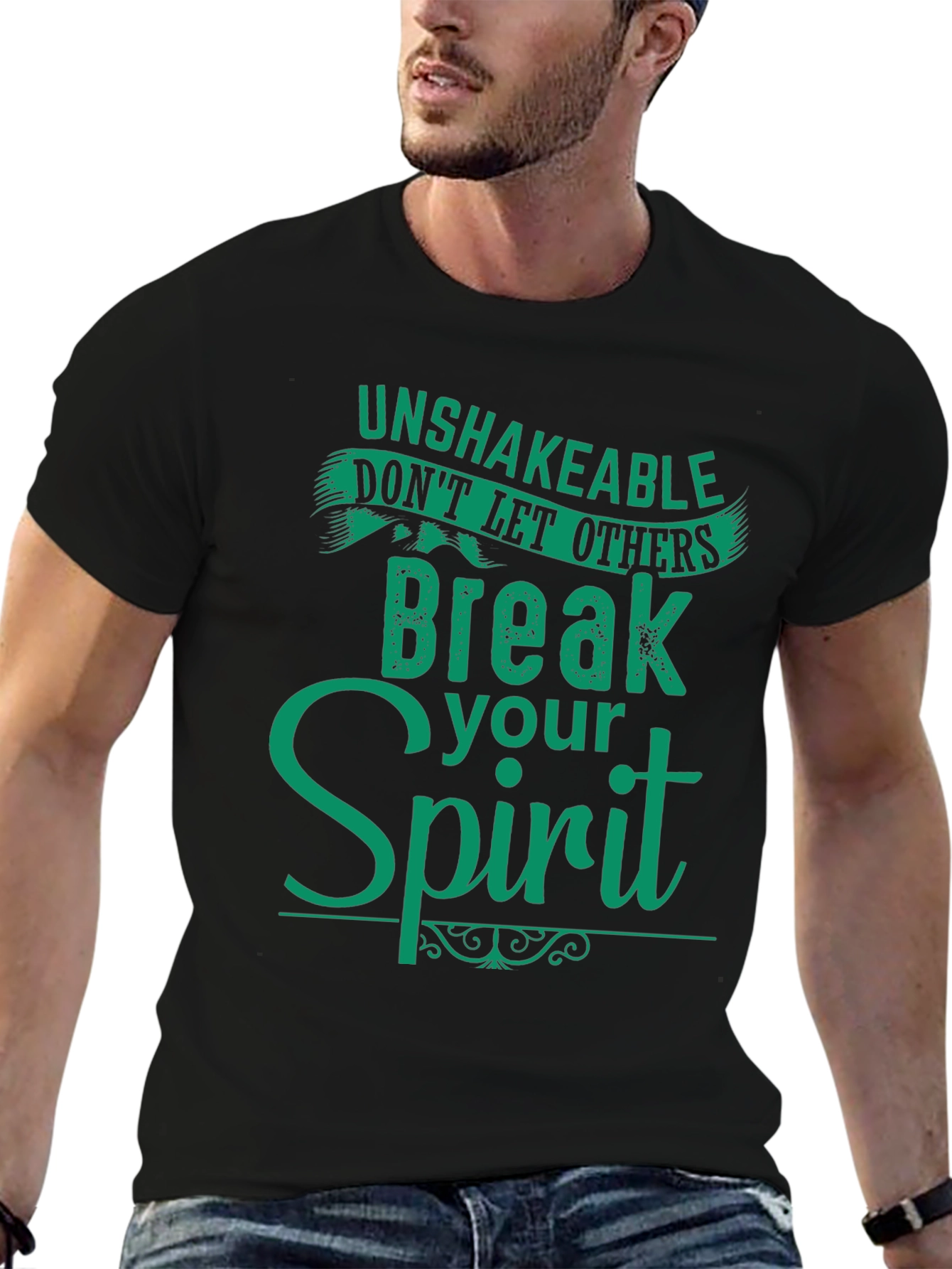 Unshakeable Spirit Graphic T-Shirt