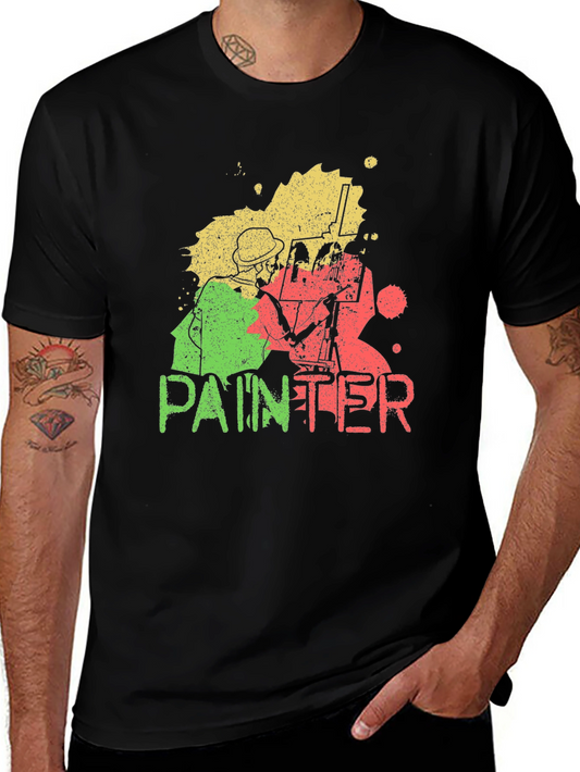 Painter T-Shirt - Colorful Artistic Design