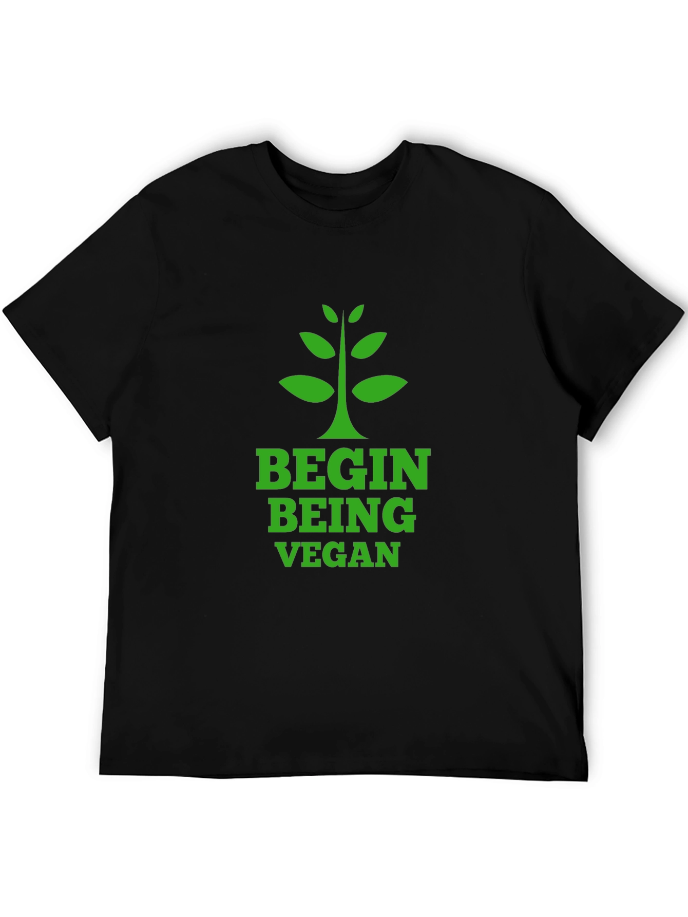 Begin Being Vegan Graphic T-Shirt