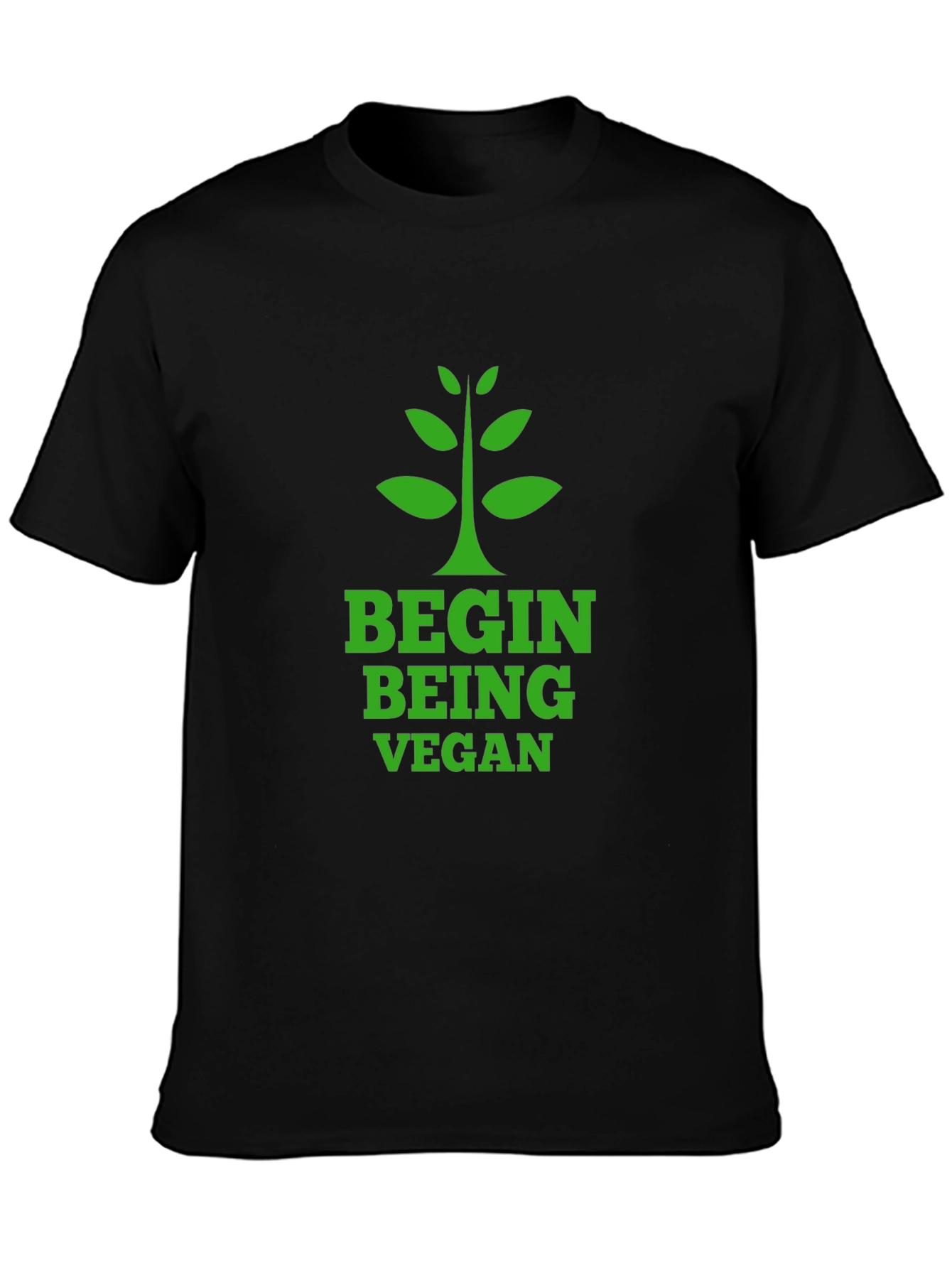 Begin Being Vegan Graphic T-Shirt
