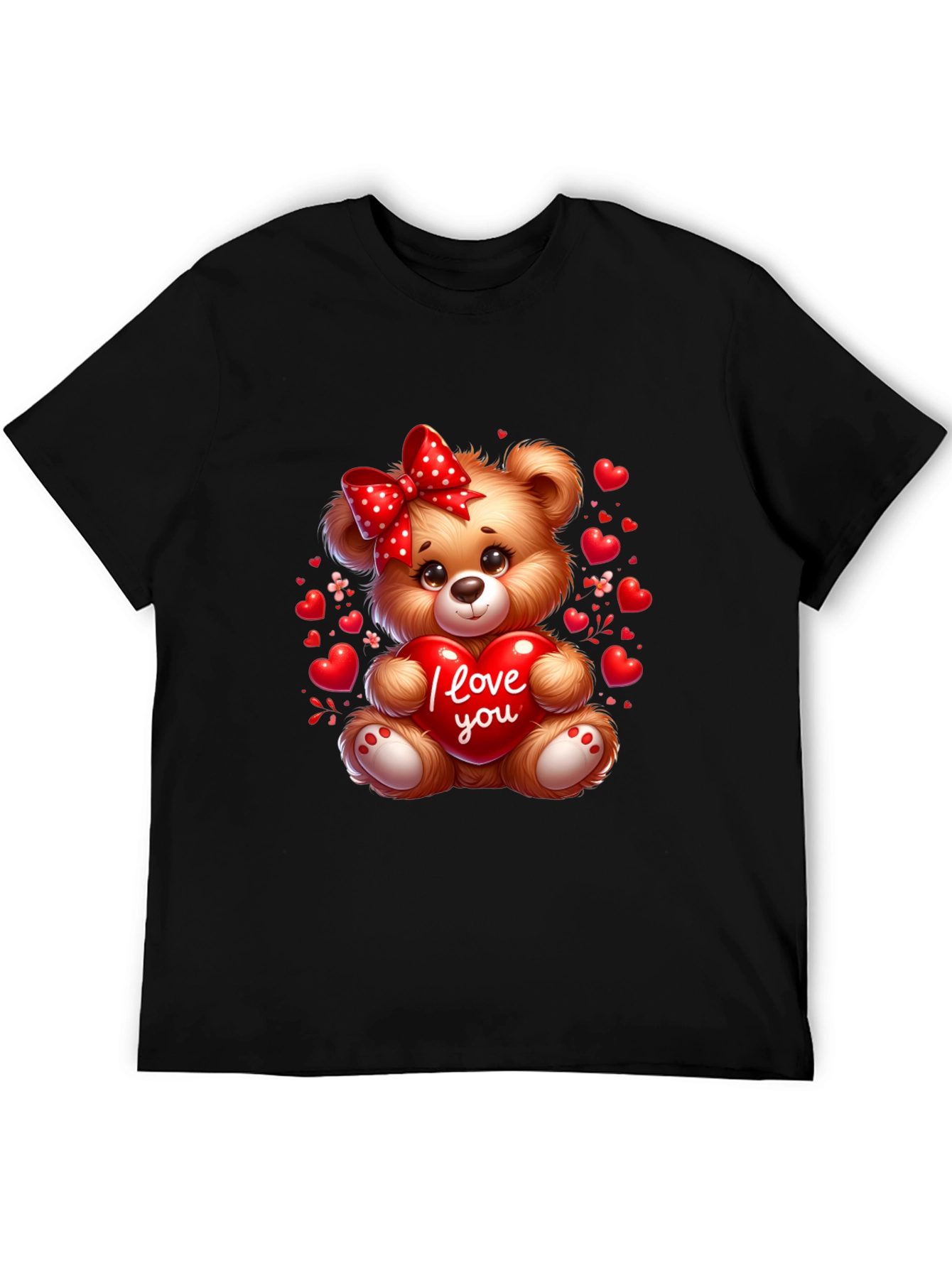 I Love You Teddy Bear T-Shirt