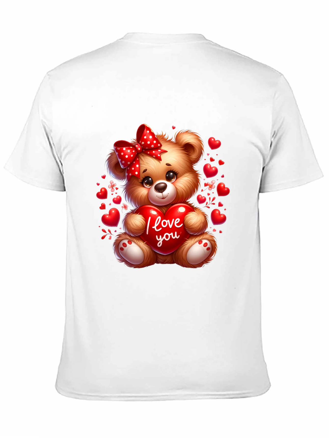 I Love You Teddy Bear T-Shirt