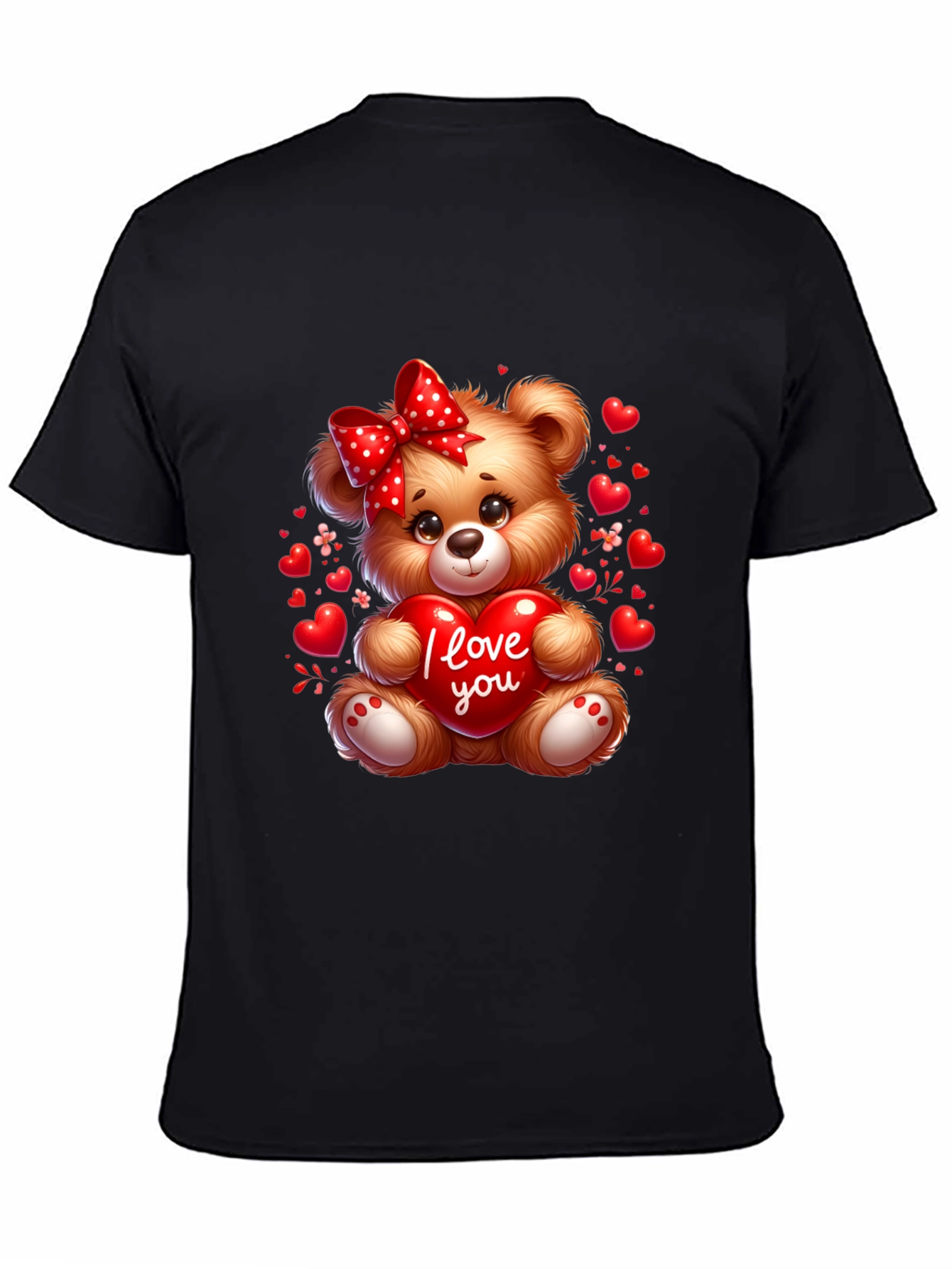 I Love You Teddy Bear T-Shirt