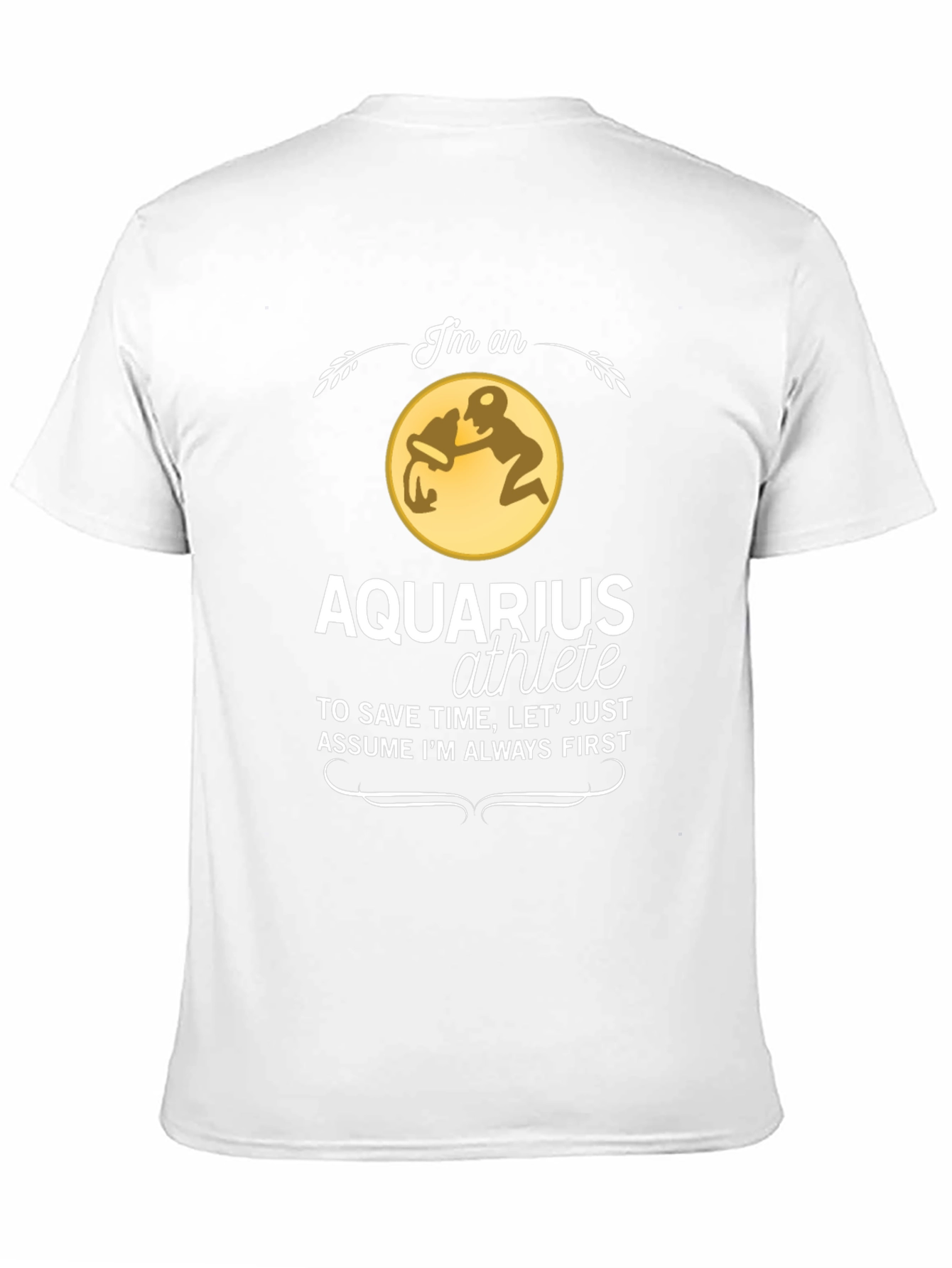 Aquarius Athlete T-Shirt - Zodiac Sign Gift