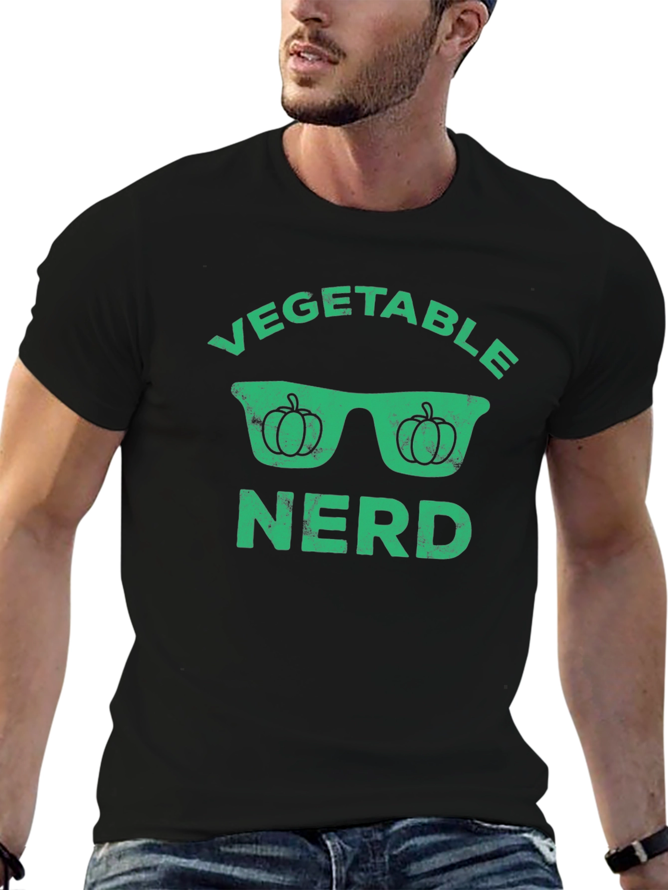 Vegetable Nerd Graphic T-Shirt