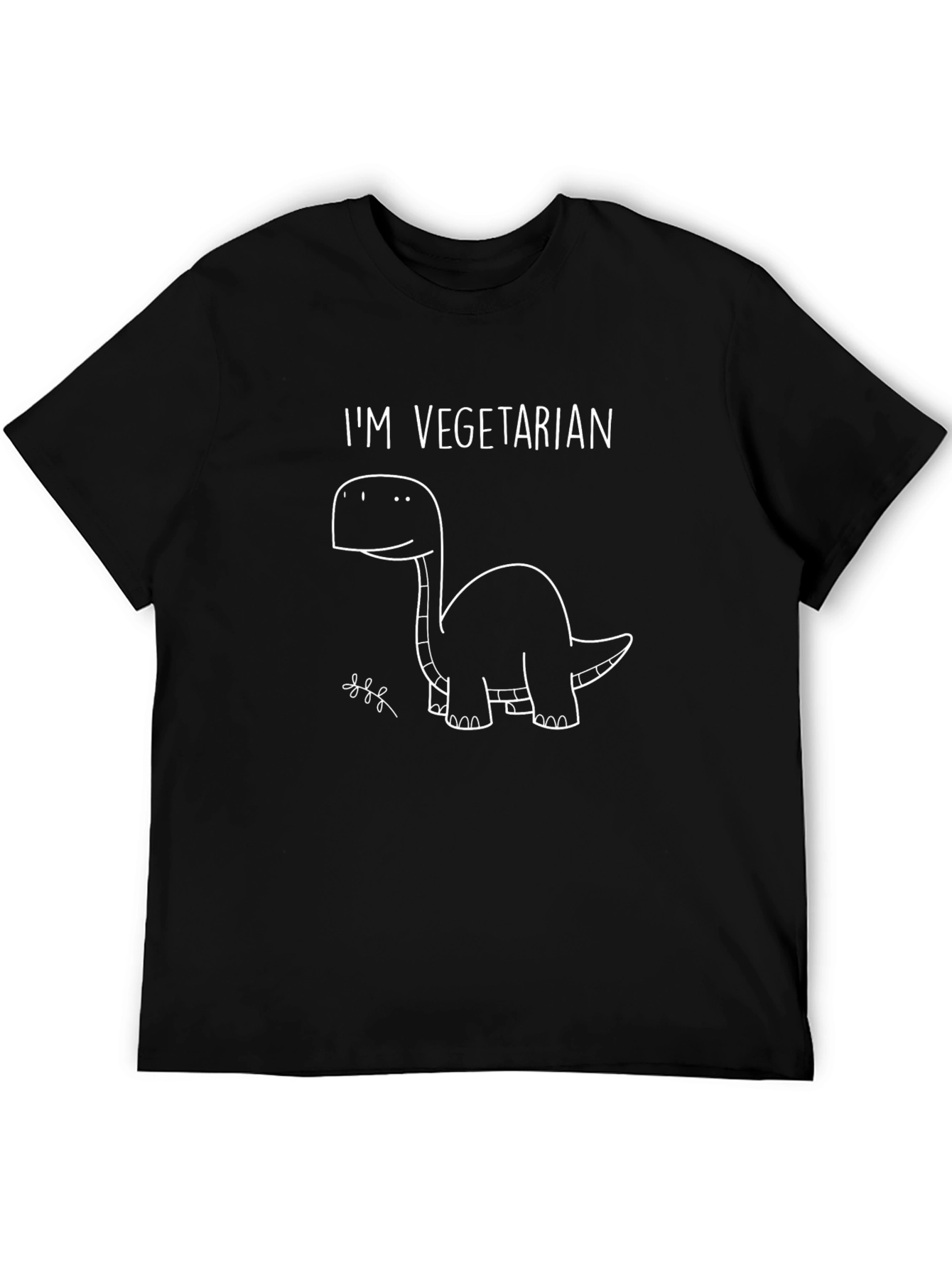 Vegetarian Dinosaur Graphic T-Shirt