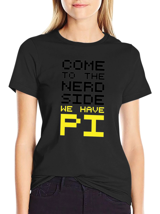 Nerd Side Pi T-Shirt - Geeky Gamer Tee