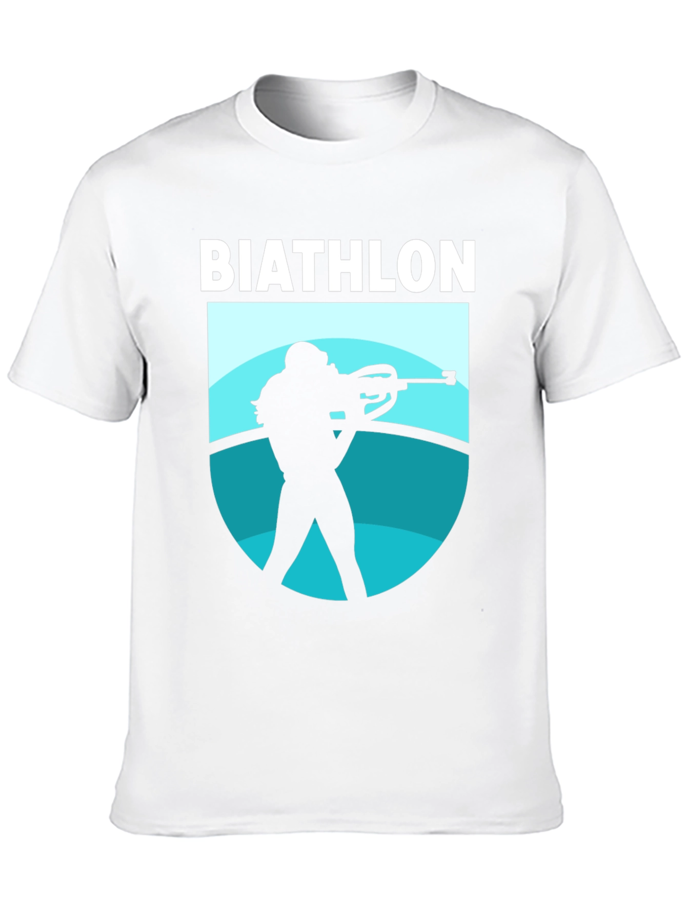 Biathlon Silhouette Graphic Tee - Black