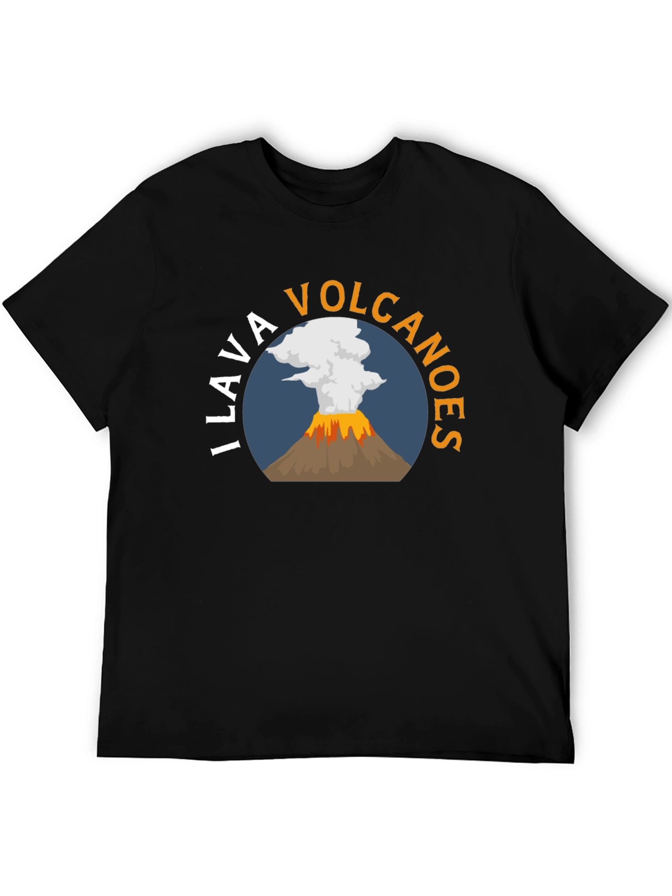 I Lava Volcanoes T-Shirt - Black