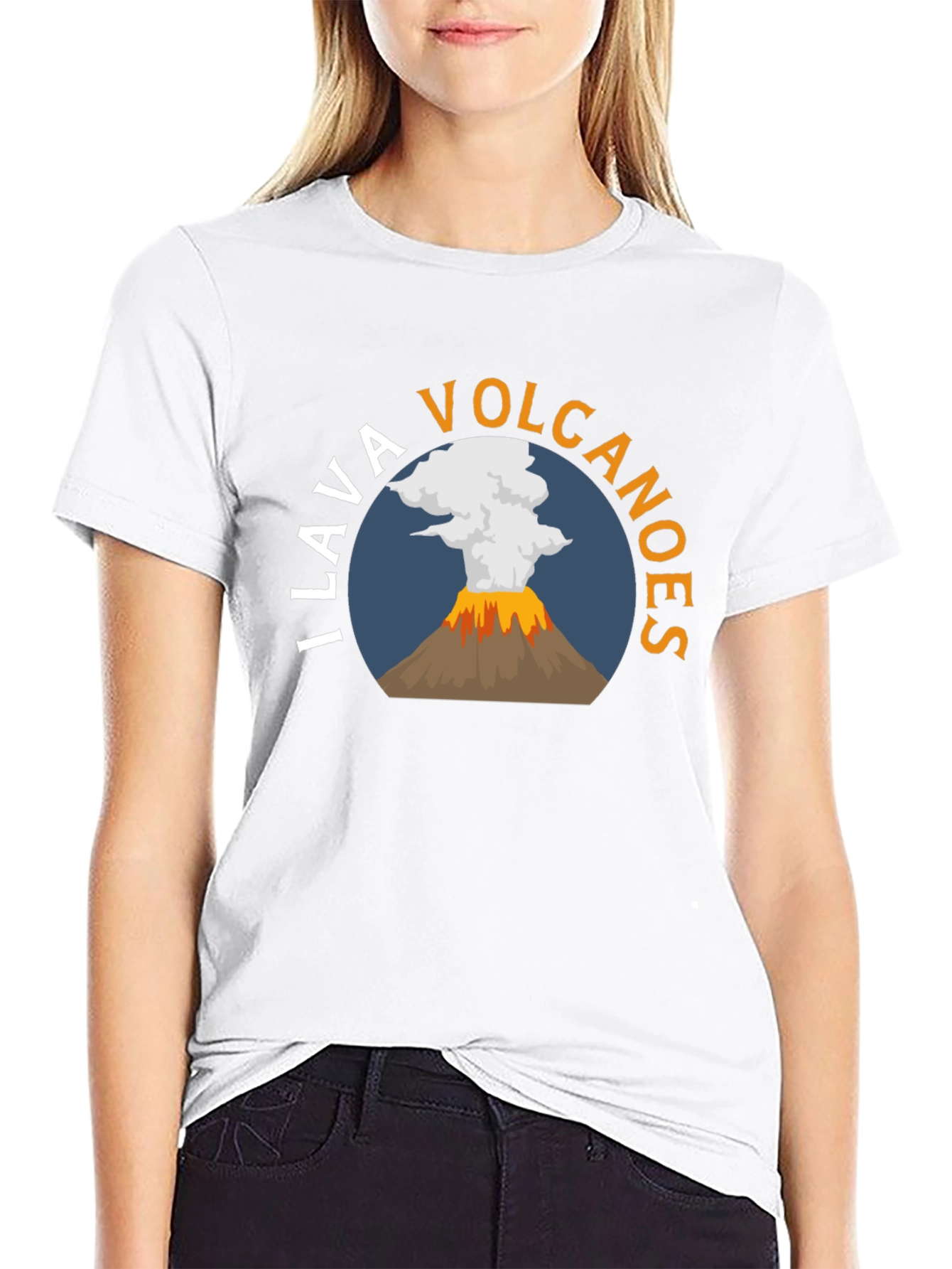 I Lava Volcanoes T-Shirt - Black