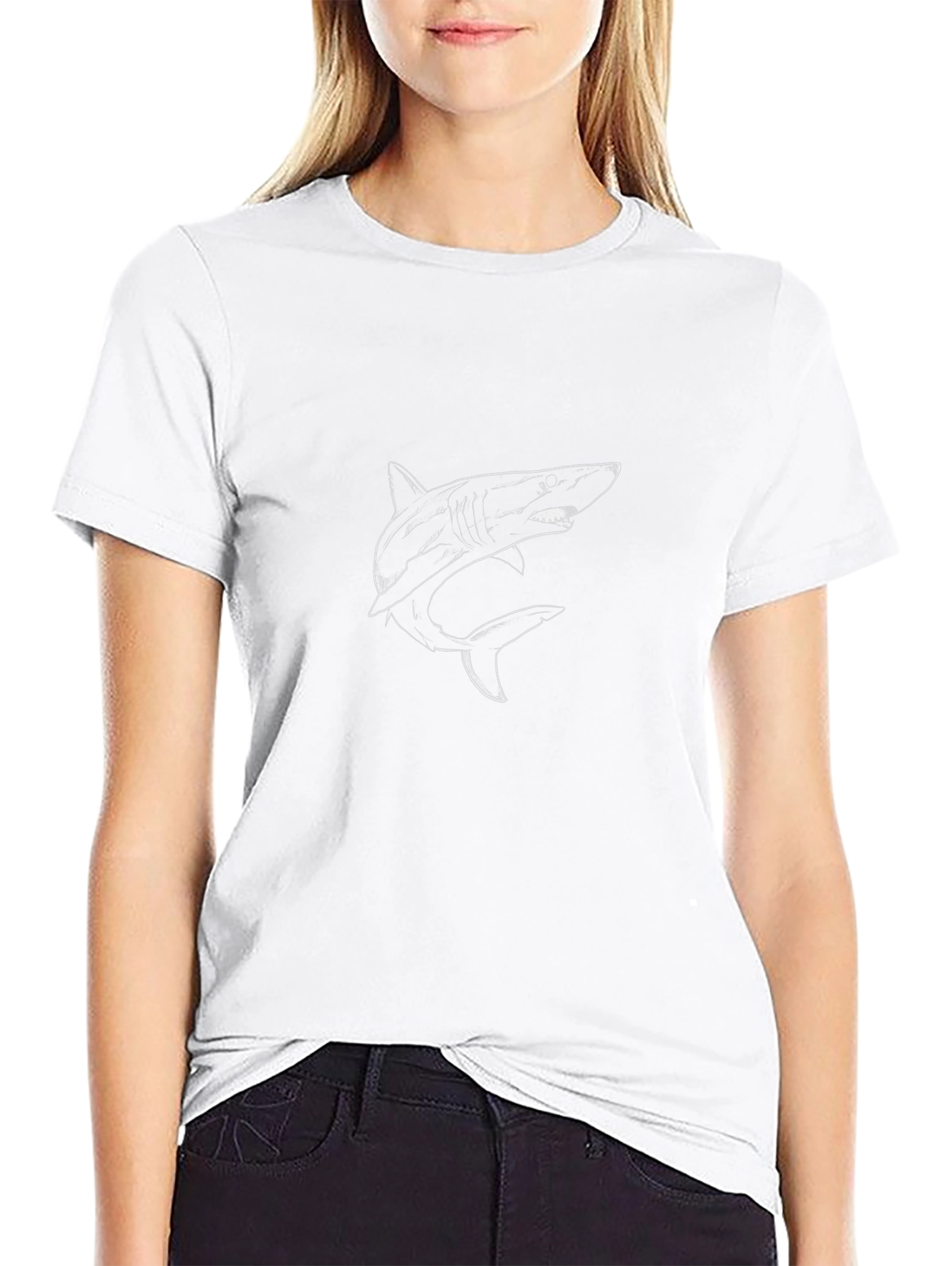 Black Shark Graphic Tee - Mens