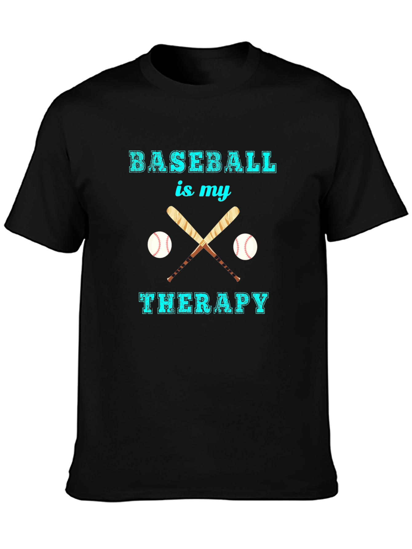 Baseball Therapy Graphic T-Shirt