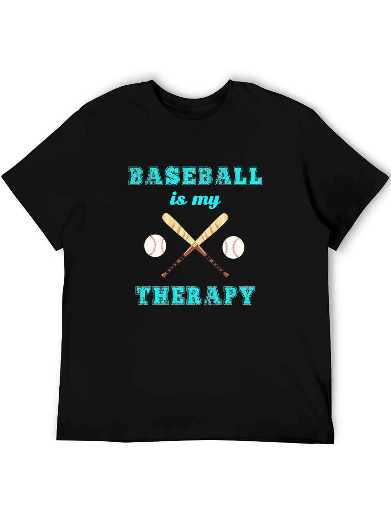 Baseball Therapy Graphic T-Shirt