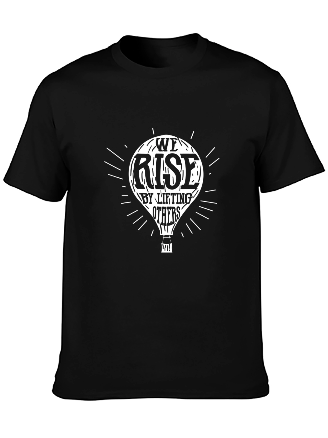 Rise by Lifting Others Graphic Tee - Black