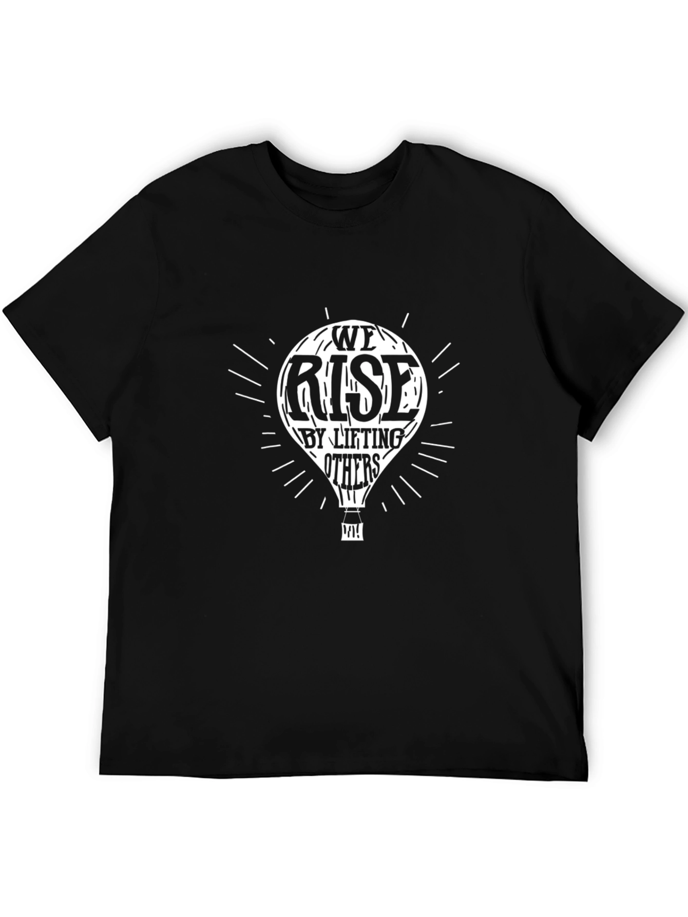 Rise by Lifting Others Graphic Tee - Black