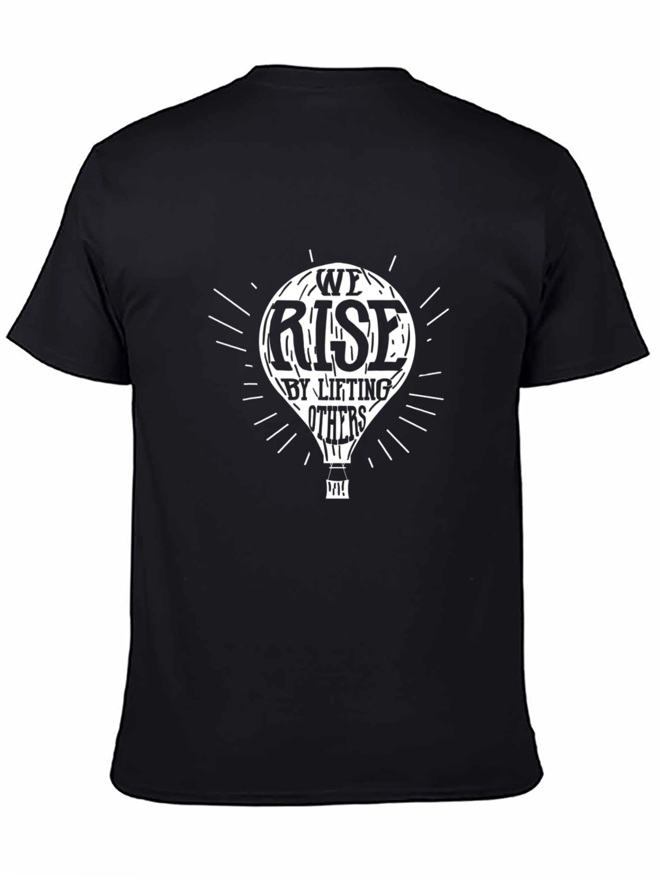 Rise by Lifting Others Graphic Tee - Black