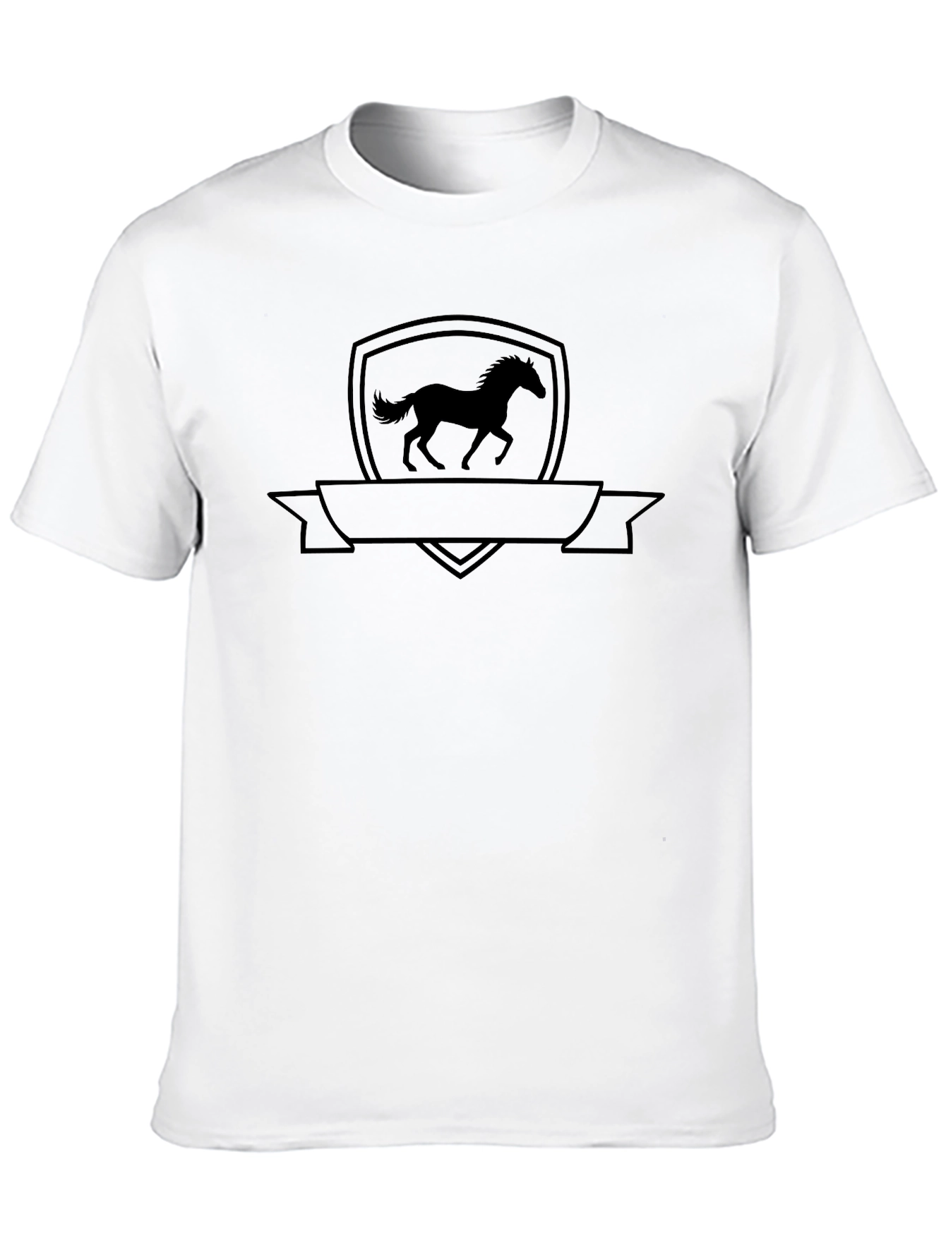 Black Horse Shield T-Shirt