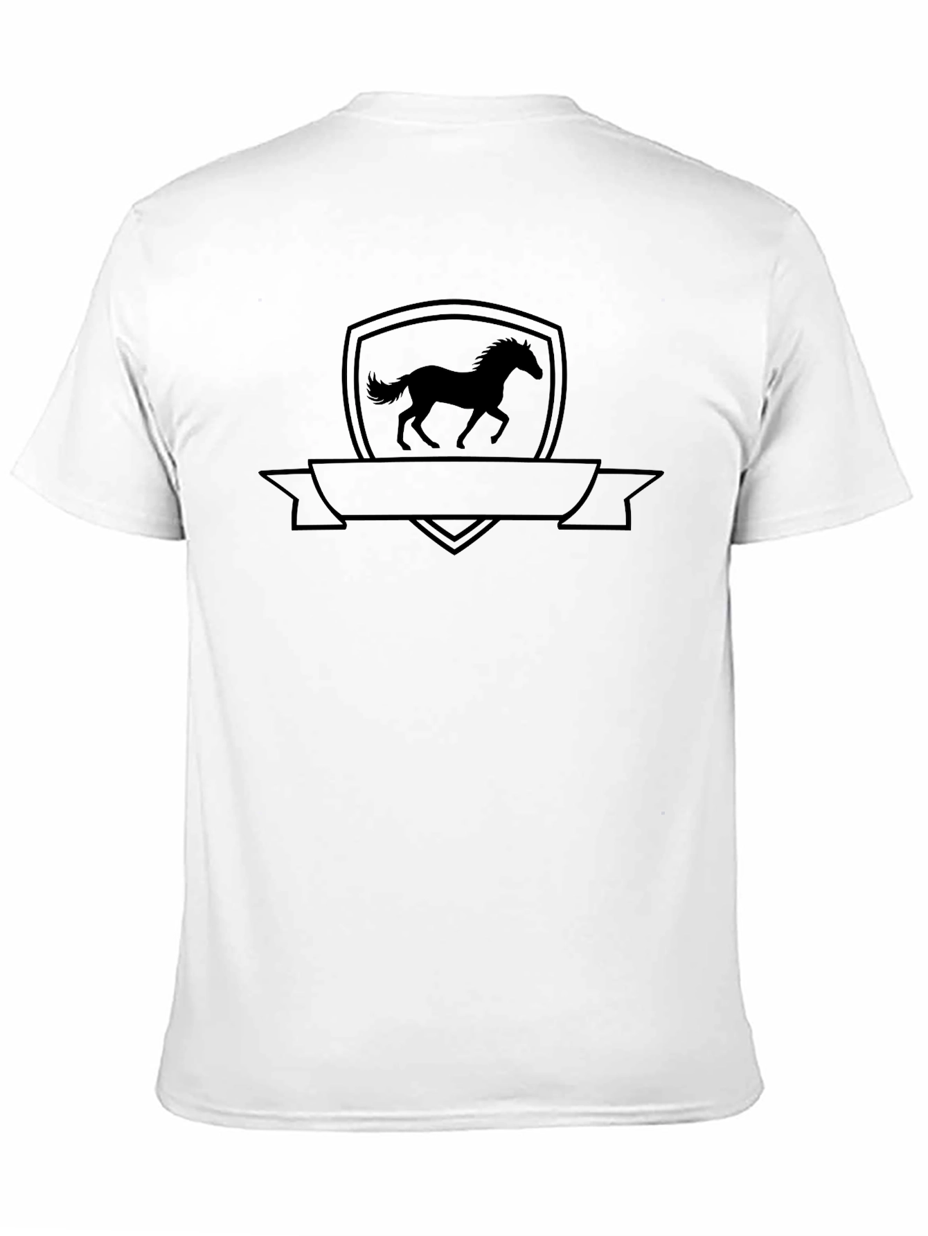 Black Horse Shield T-Shirt