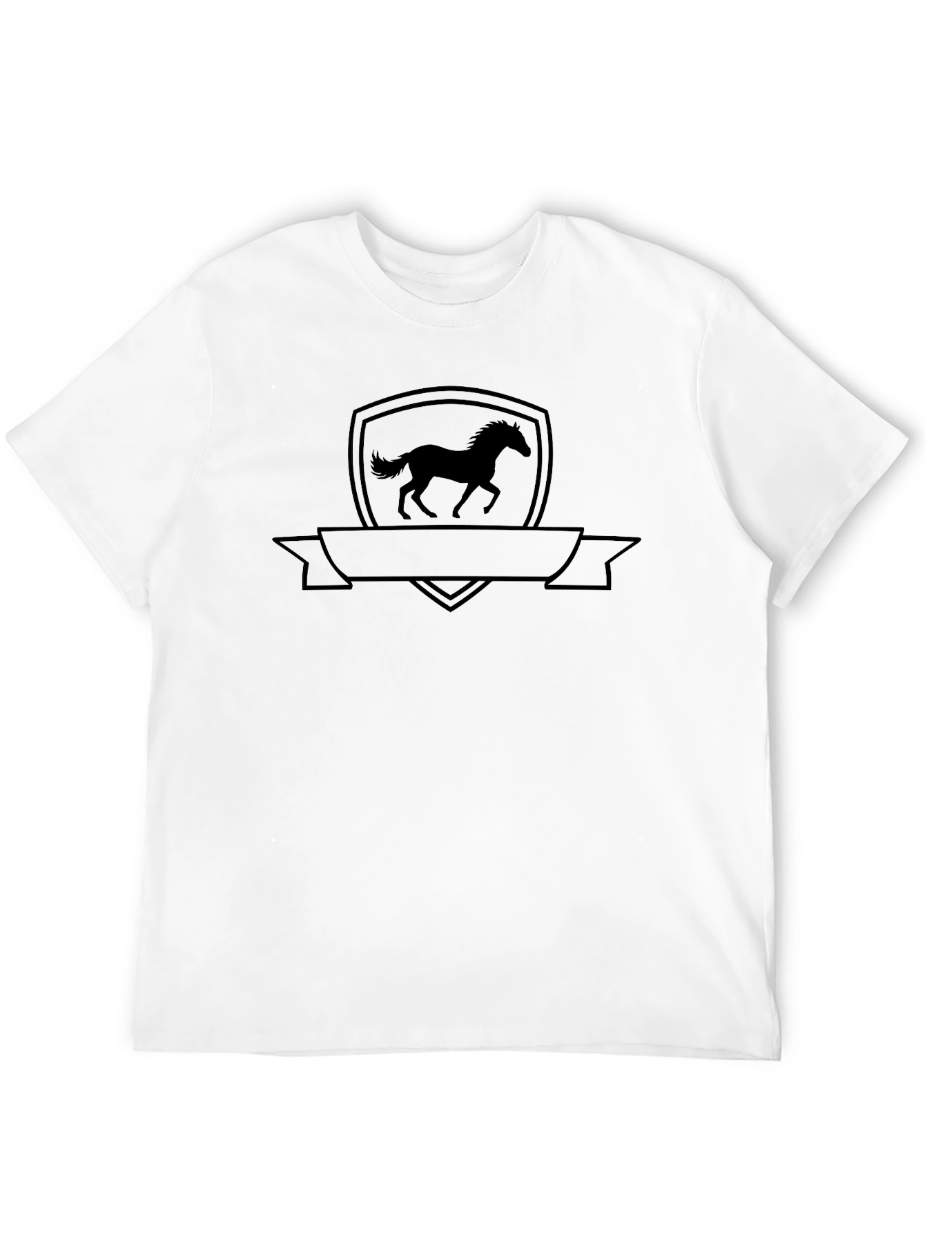 Black Horse Shield T-Shirt