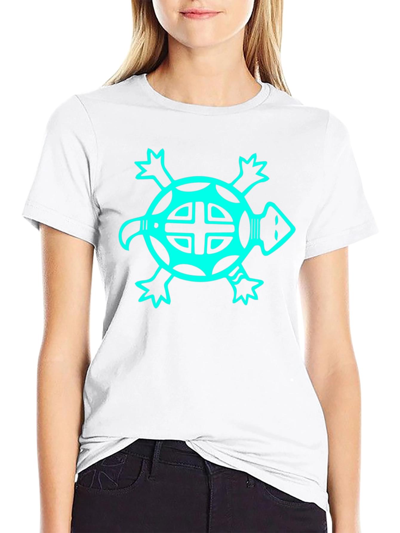 Turtle Graphic Tee - Black