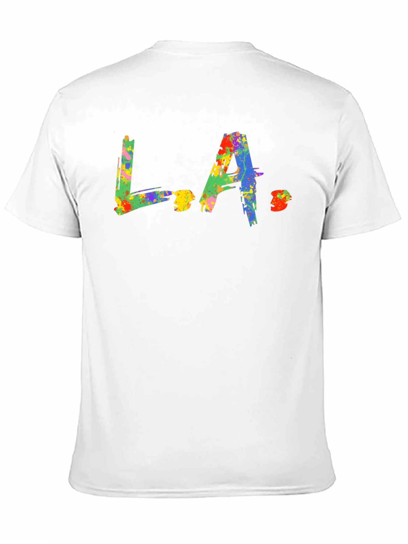 L.A. Splash Graphic Black T-Shirt
