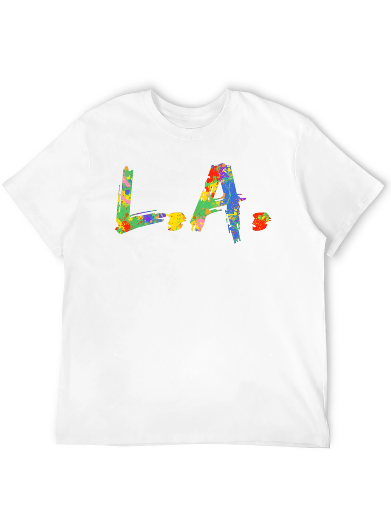 L.A. Splash Graphic Black T-Shirt