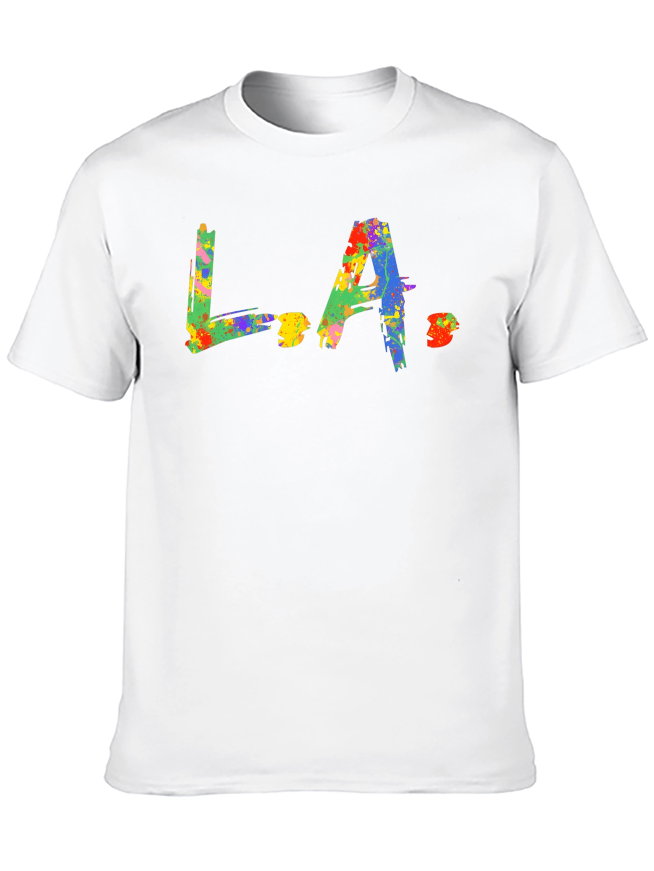 L.A. Splash Graphic Black T-Shirt