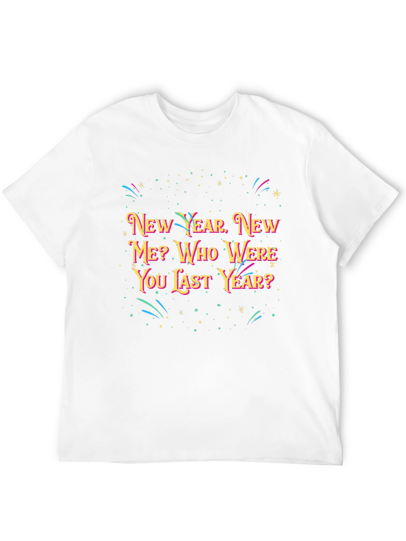 New Year New Me? Black Graphic Tee