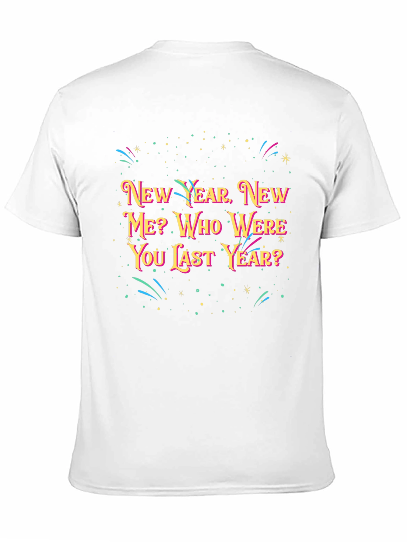 New Year New Me? Black Graphic Tee