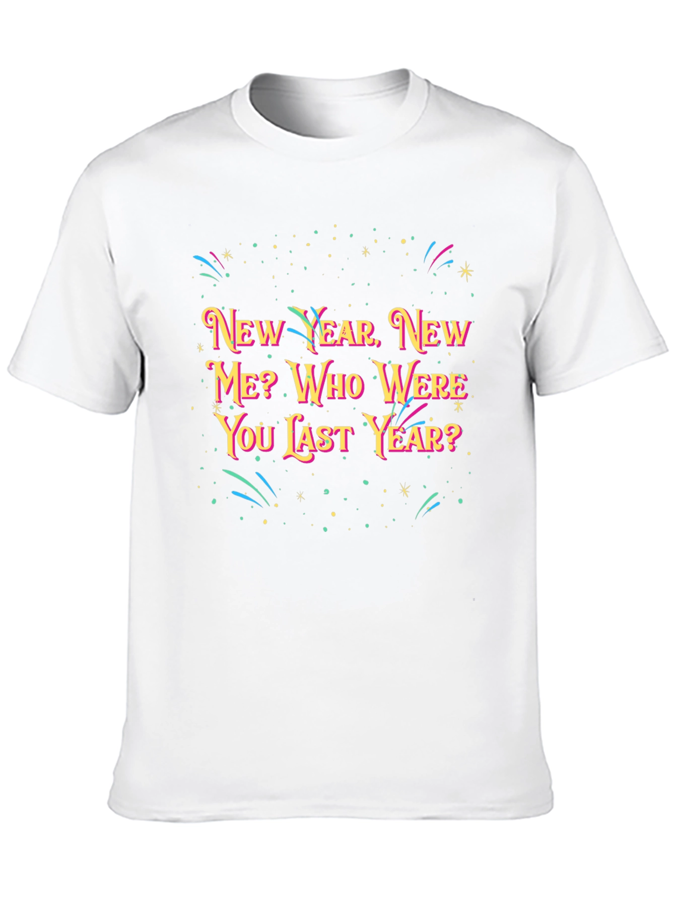 New Year New Me? Black Graphic Tee