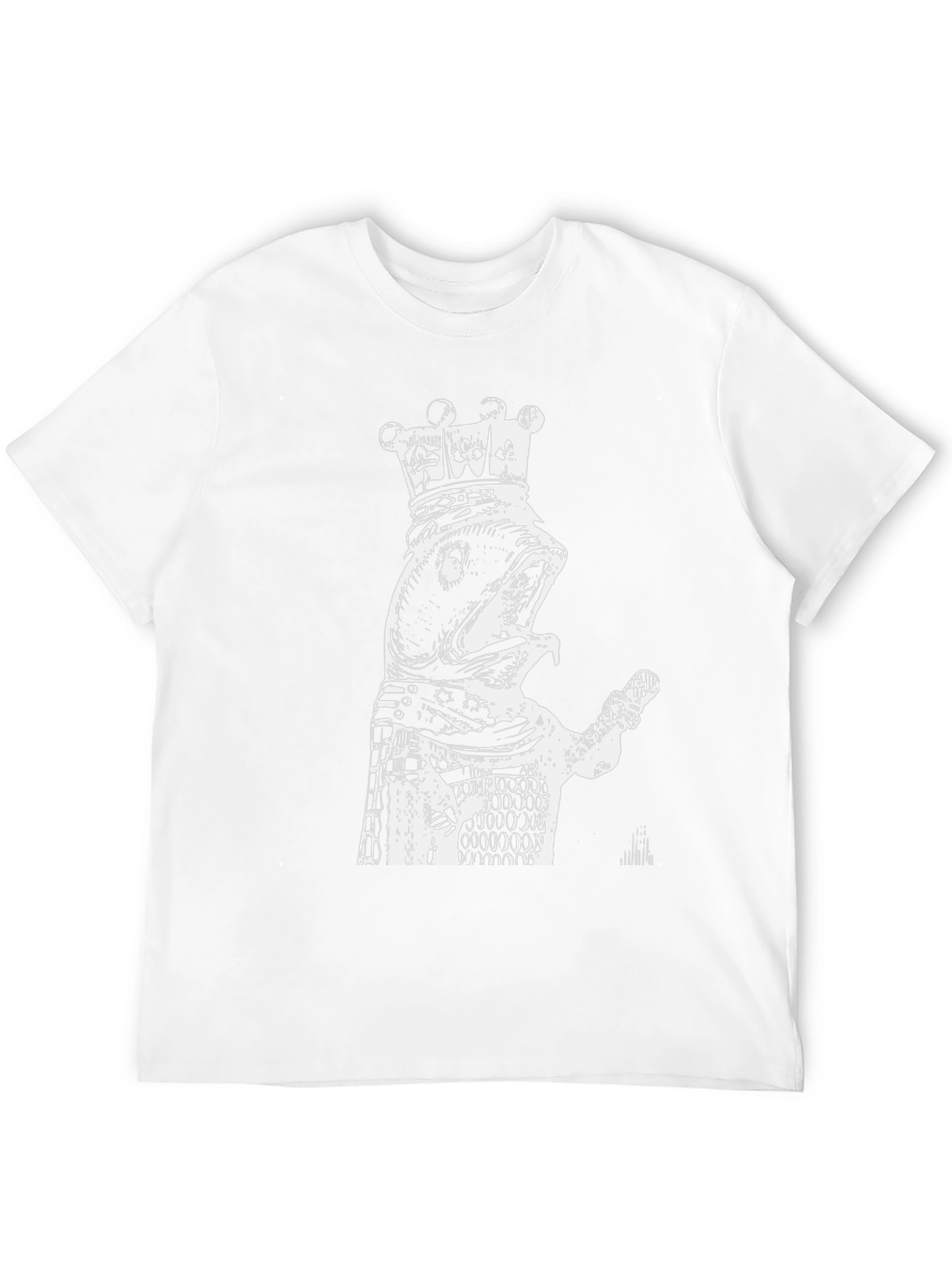 King Fish Graphic T-Shirt - Black Novelty Design