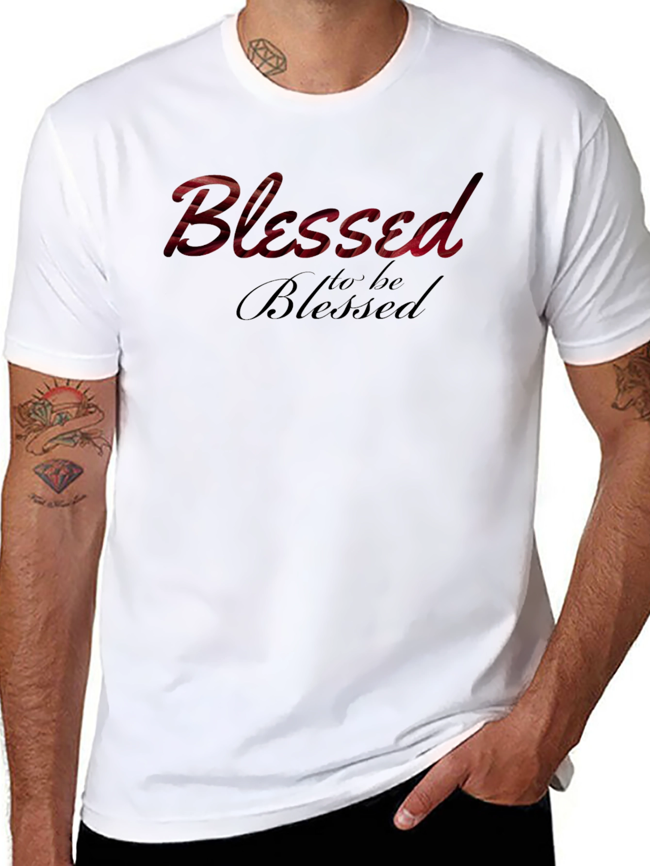 Blessed Graphic T-Shirt - Stylish Religious Apparel
