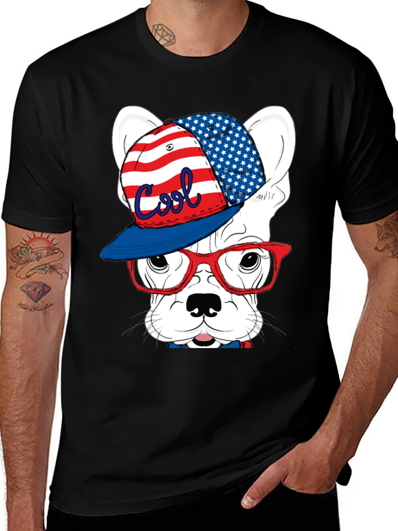 Cool Bulldog USA T-Shirt